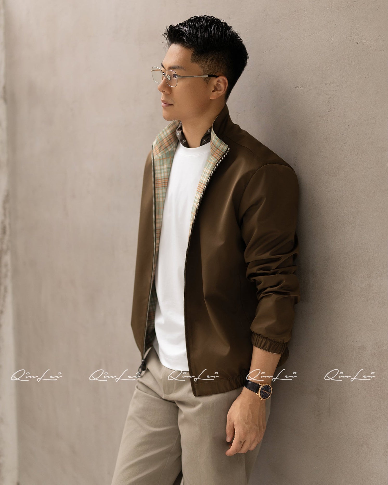 Jacquard Cotton Jacket