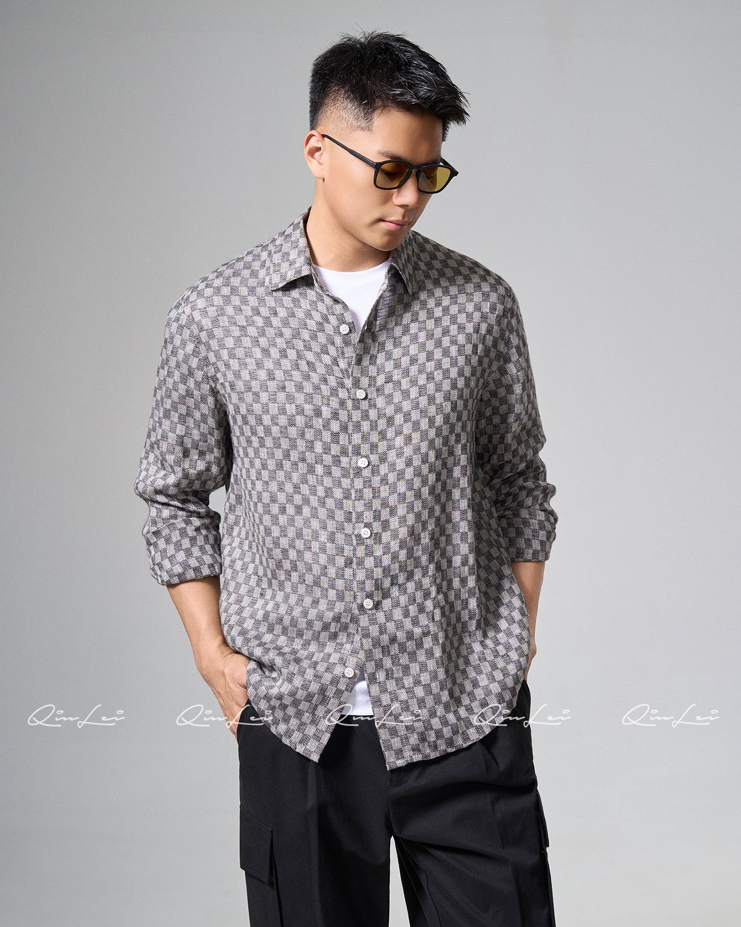 Plaid Linen Shirt