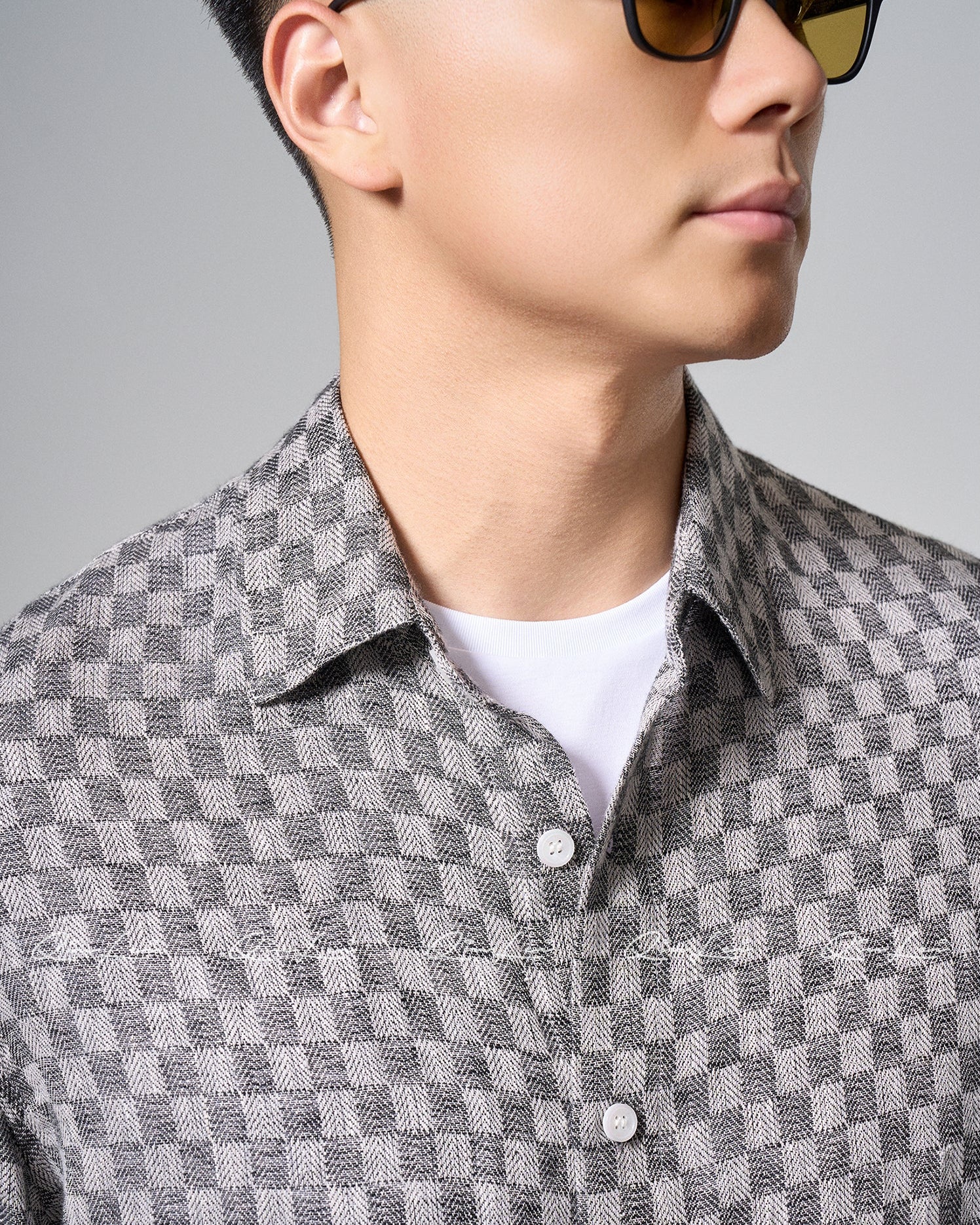 Plaid Linen Shirt