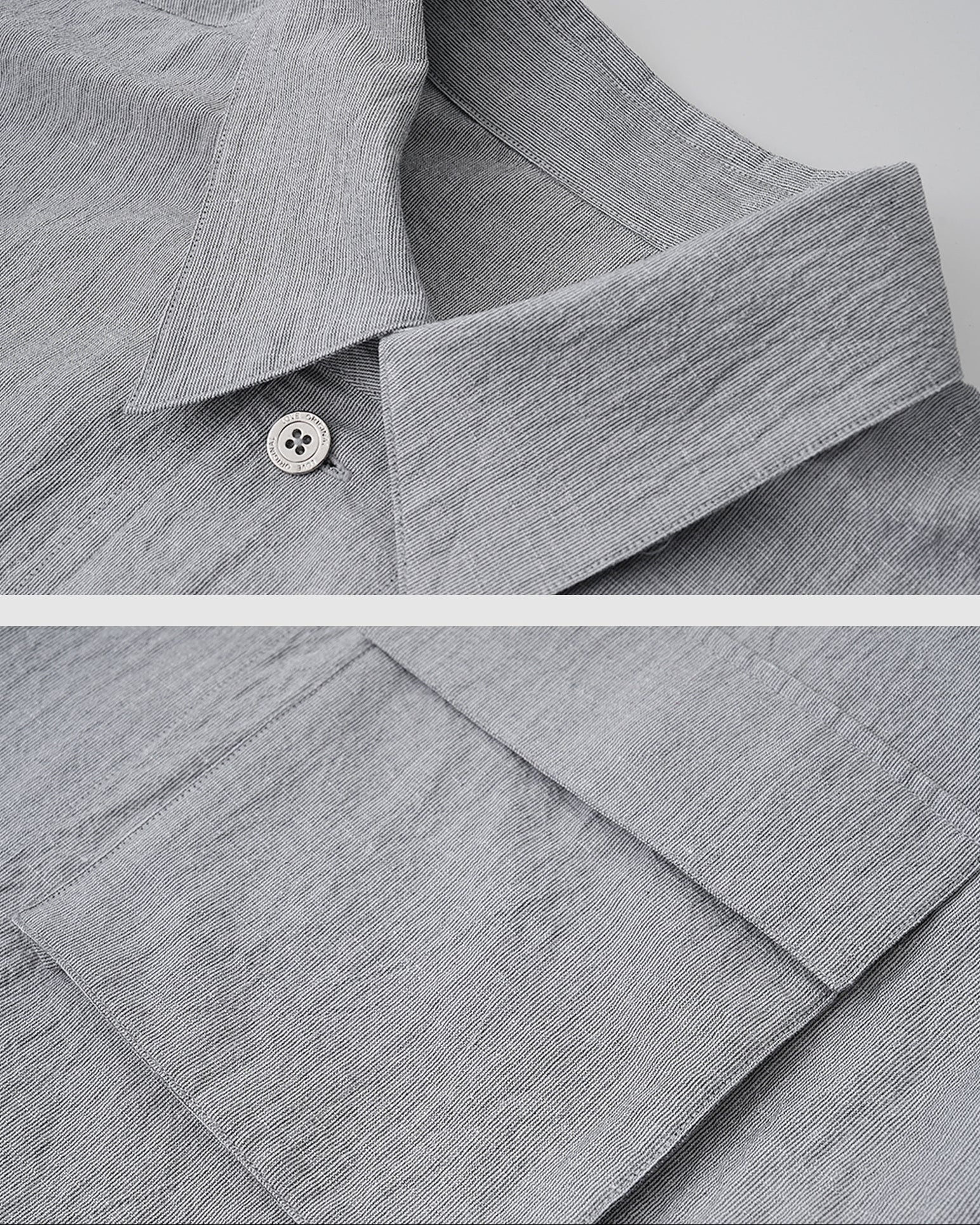 Linen Blend Shirt Jacket