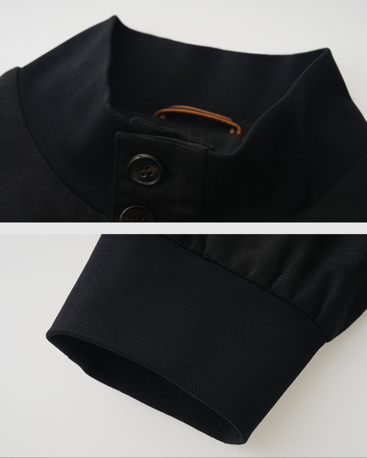 Stand Collar Linen Jacket