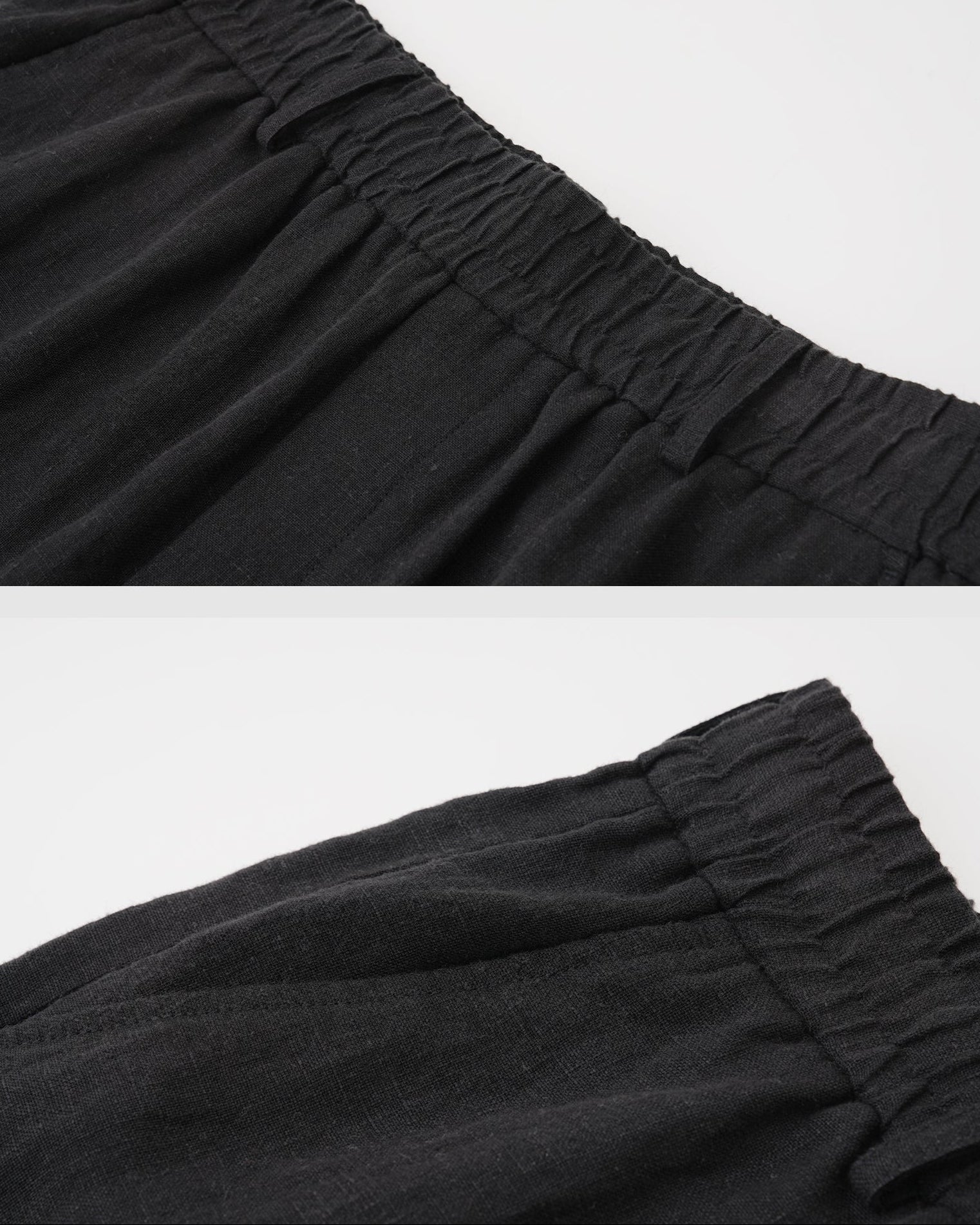 Linen Drawstring Trousers