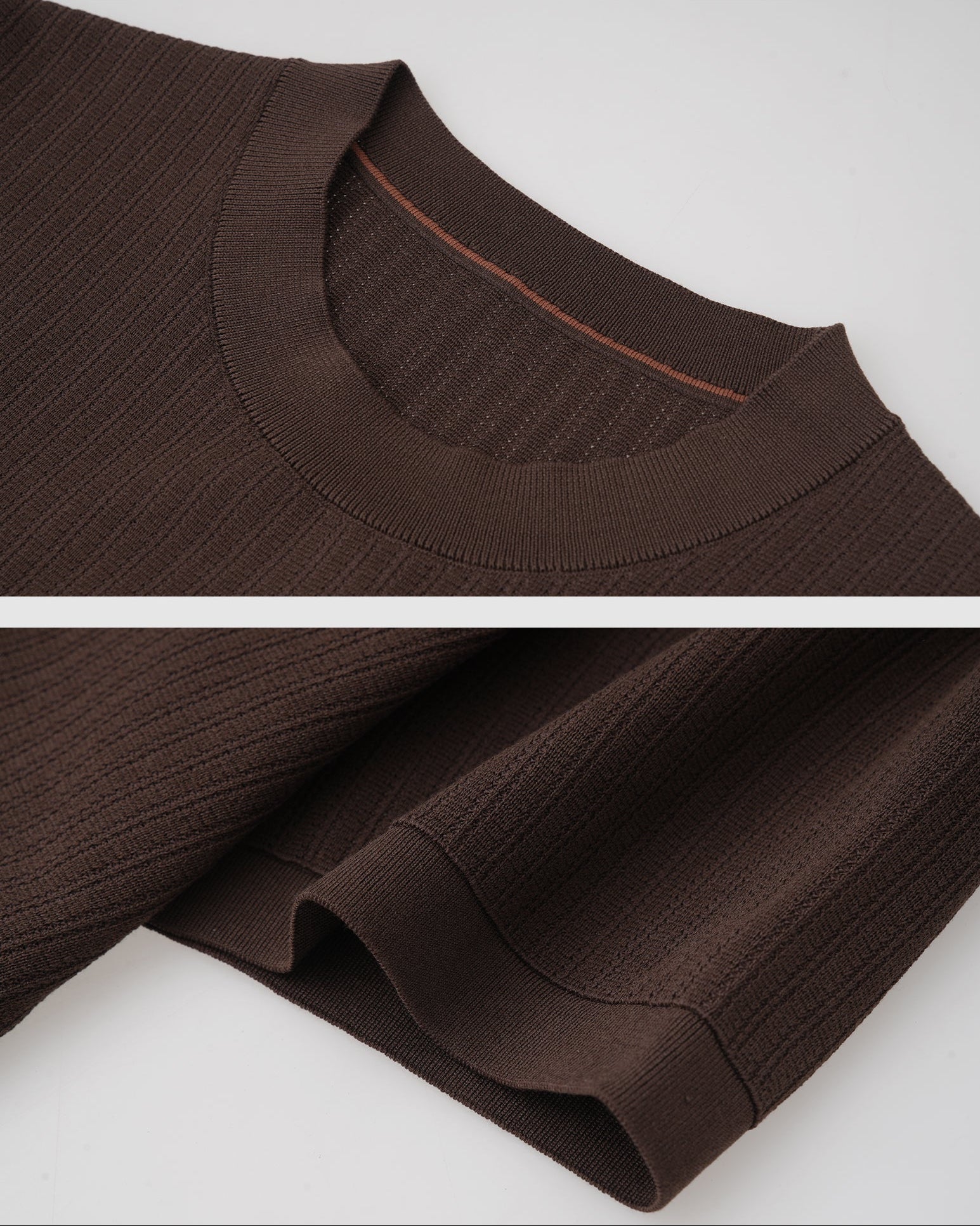 Textured Silk Cotton T-Shirt