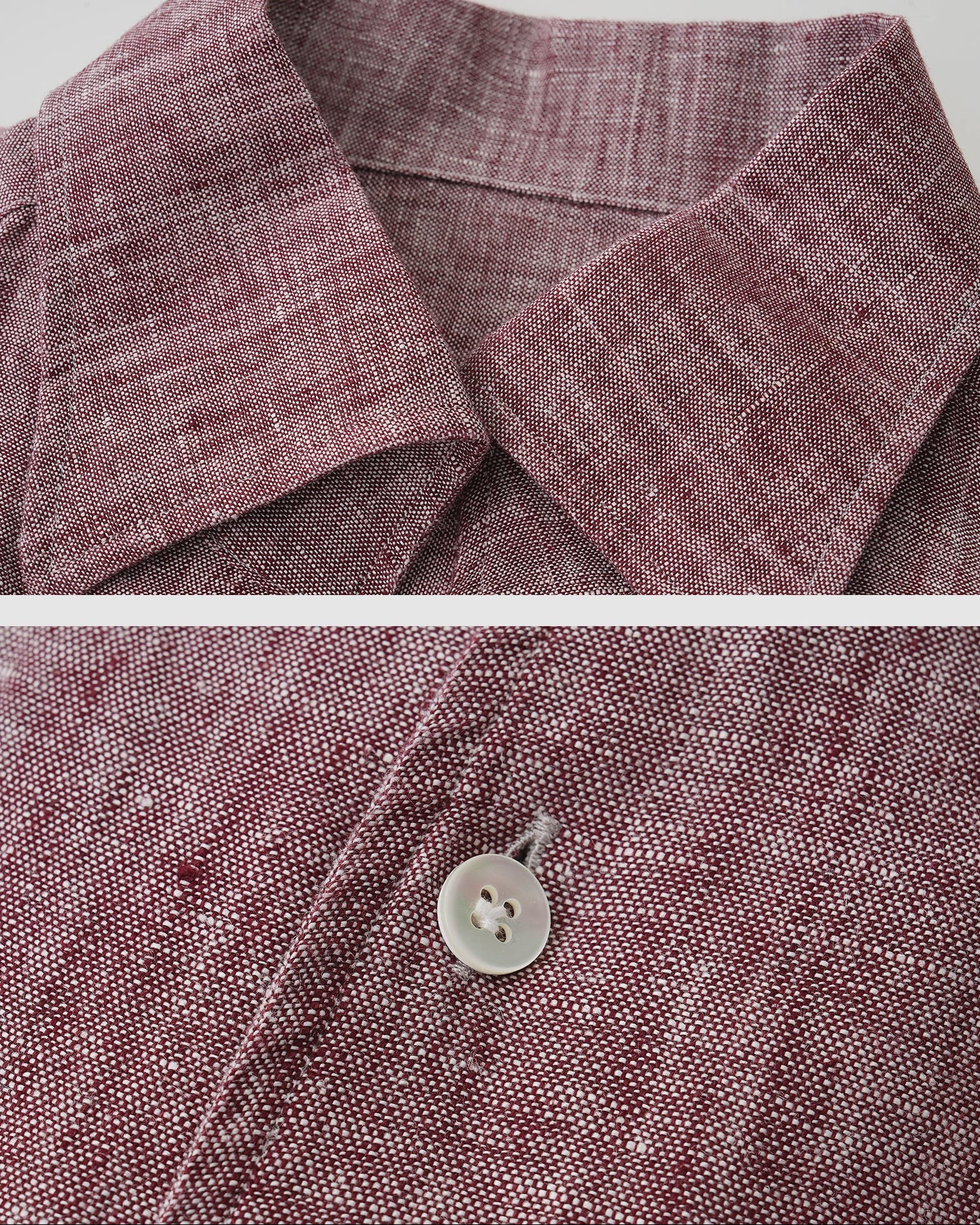 Draped Linen Shirt