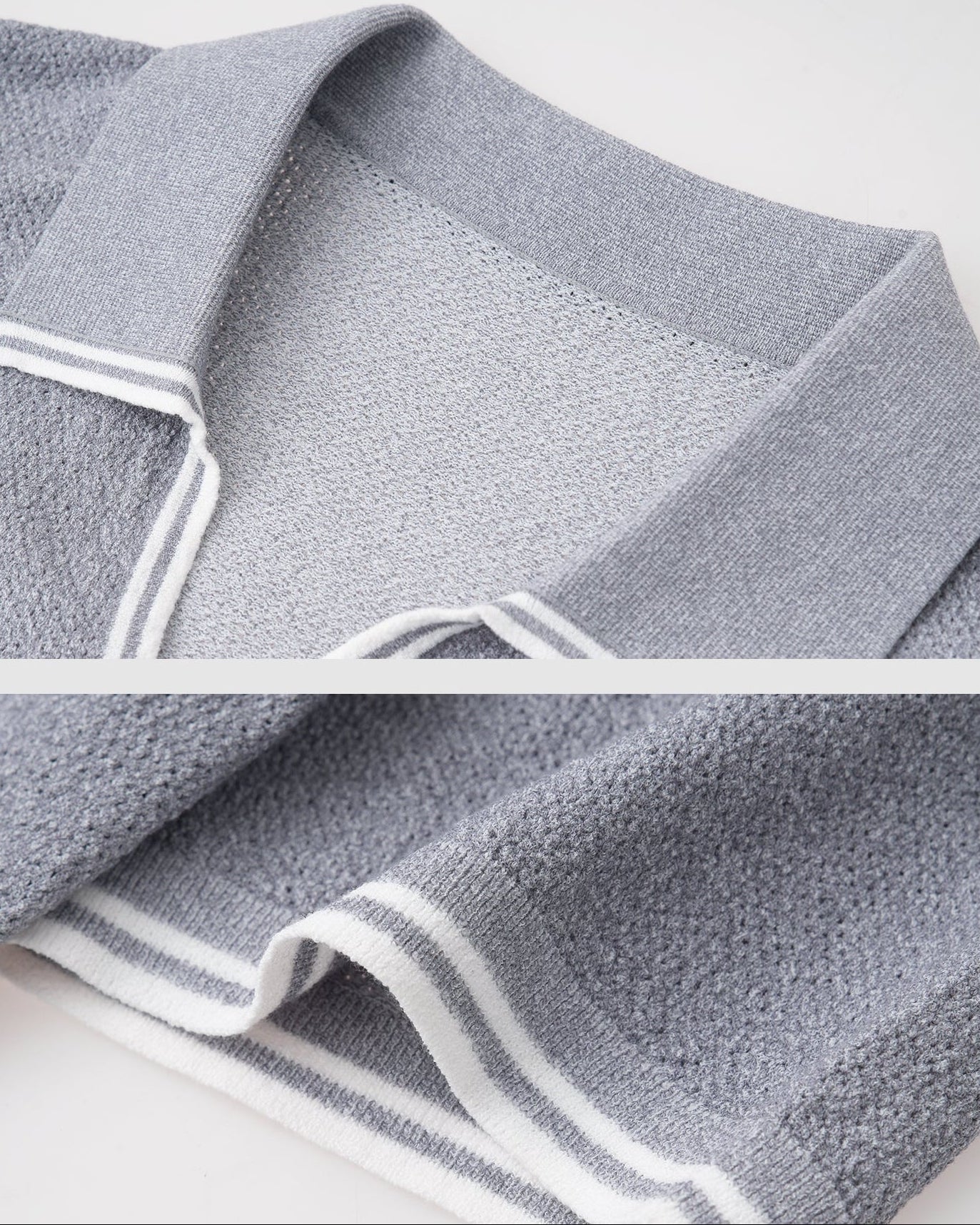 Textured Cotton Polo