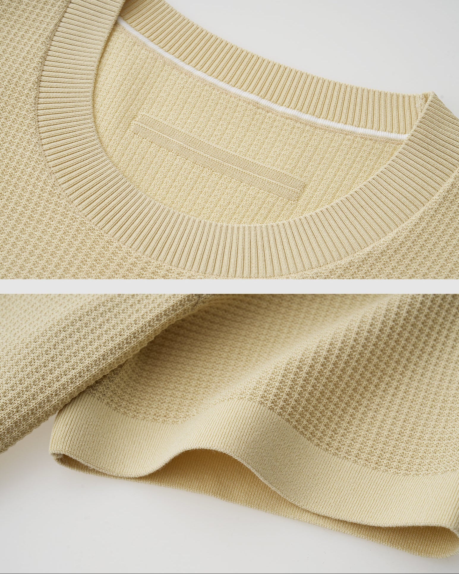 Textured Cotton T-Shirt
