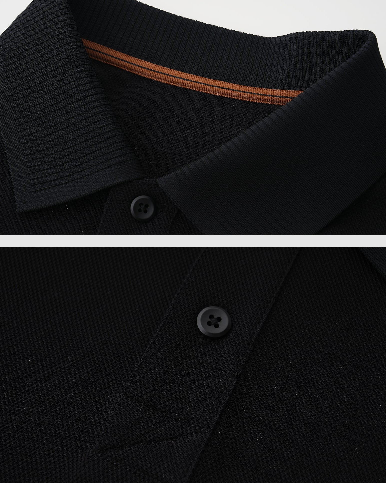 Dense Knit Wool Cotton Polo