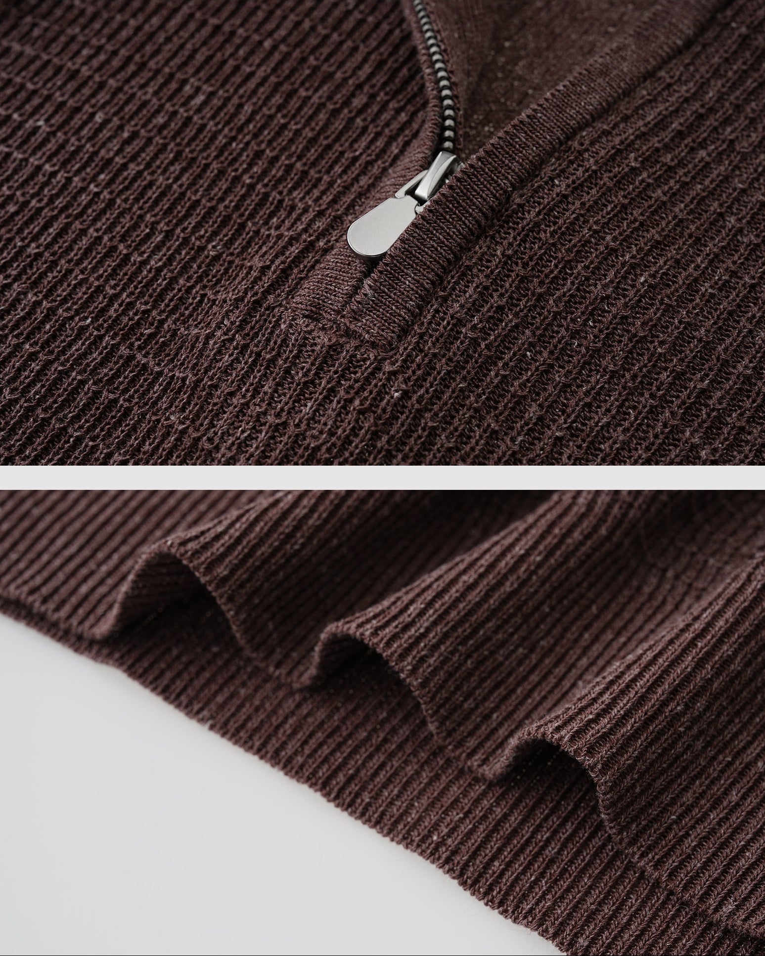Half-Zip Linen Polo