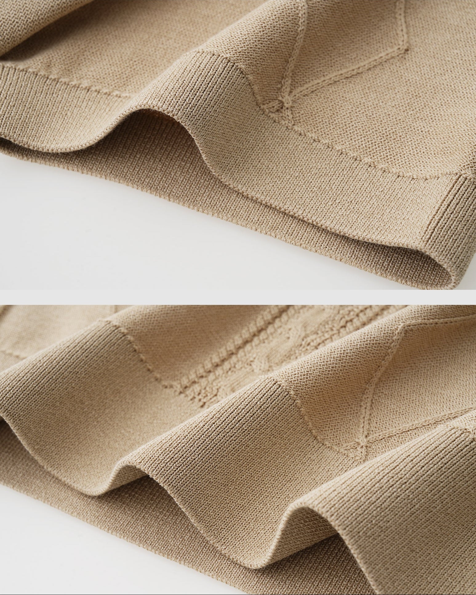 Aran Cotton Knit Polo