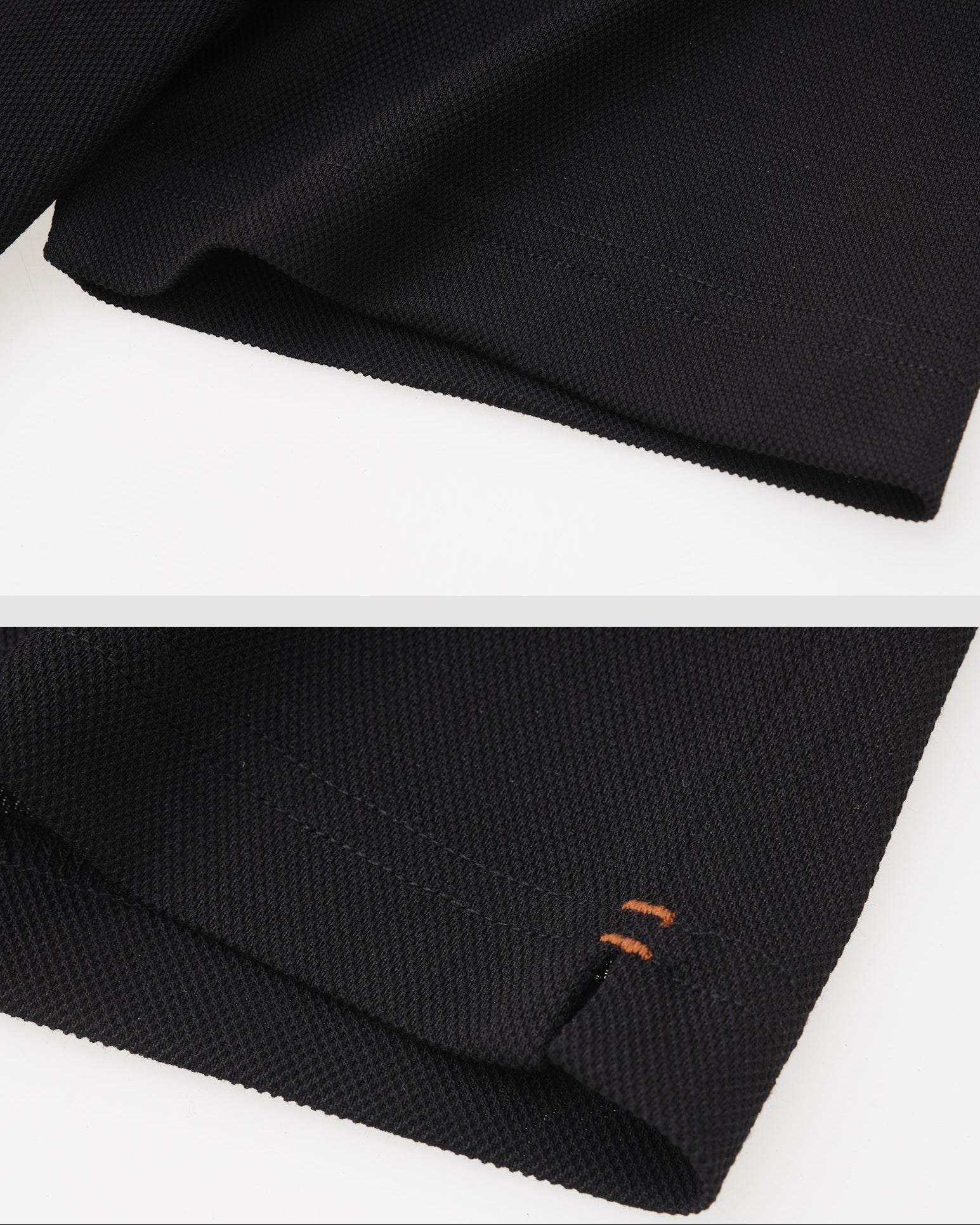 Buttoned Wool Cotton Polo