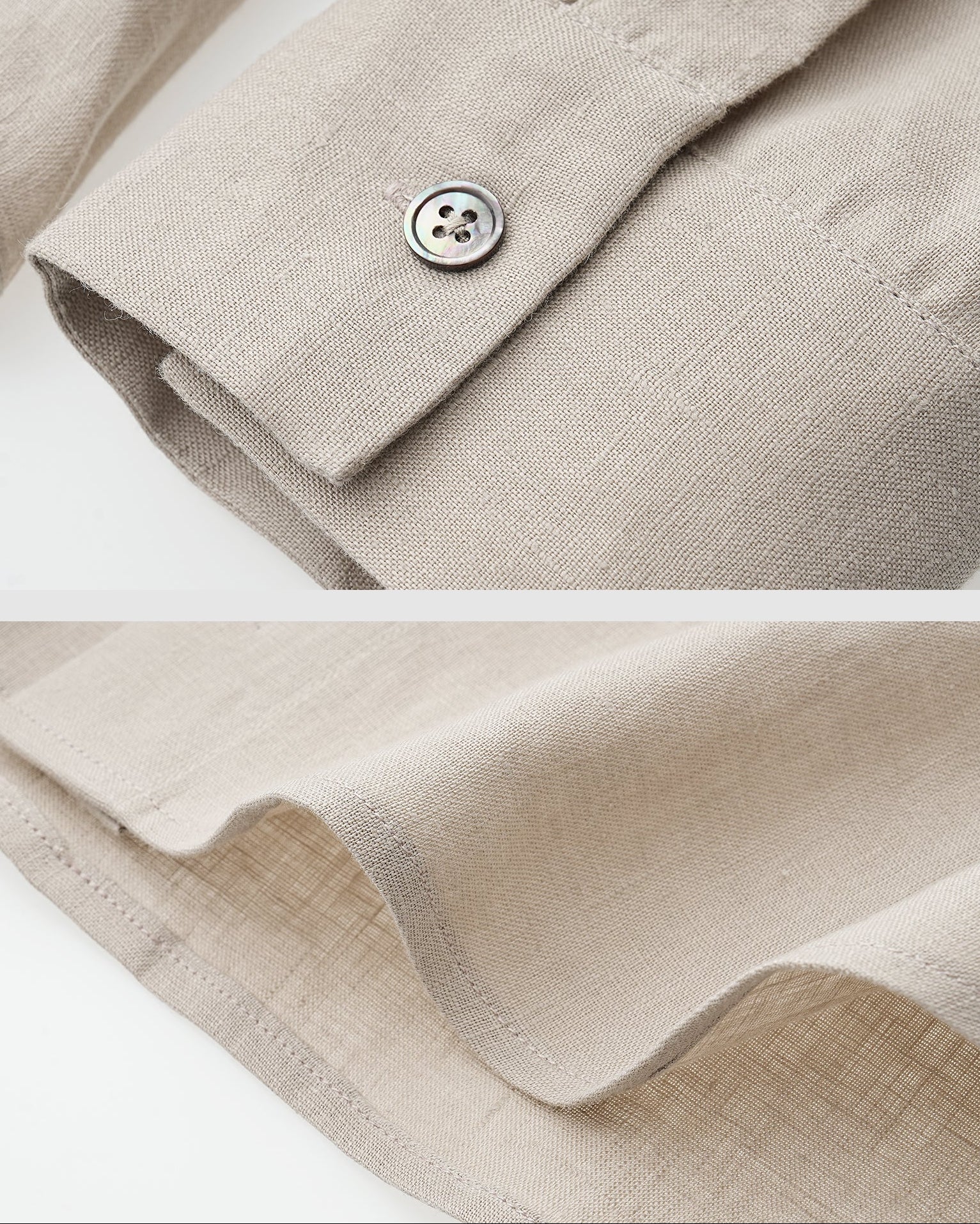 Linen Shell Button Shirt