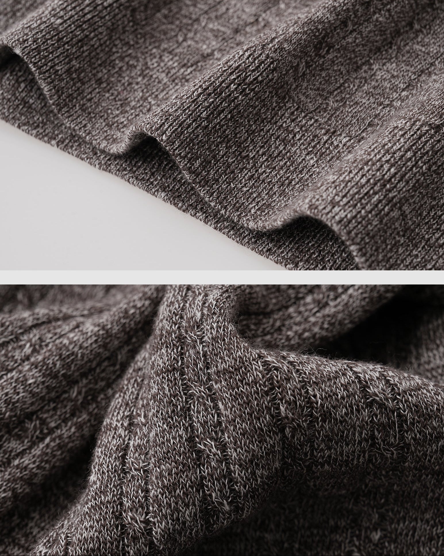 Cable Knit Wool Linen T-Shirt