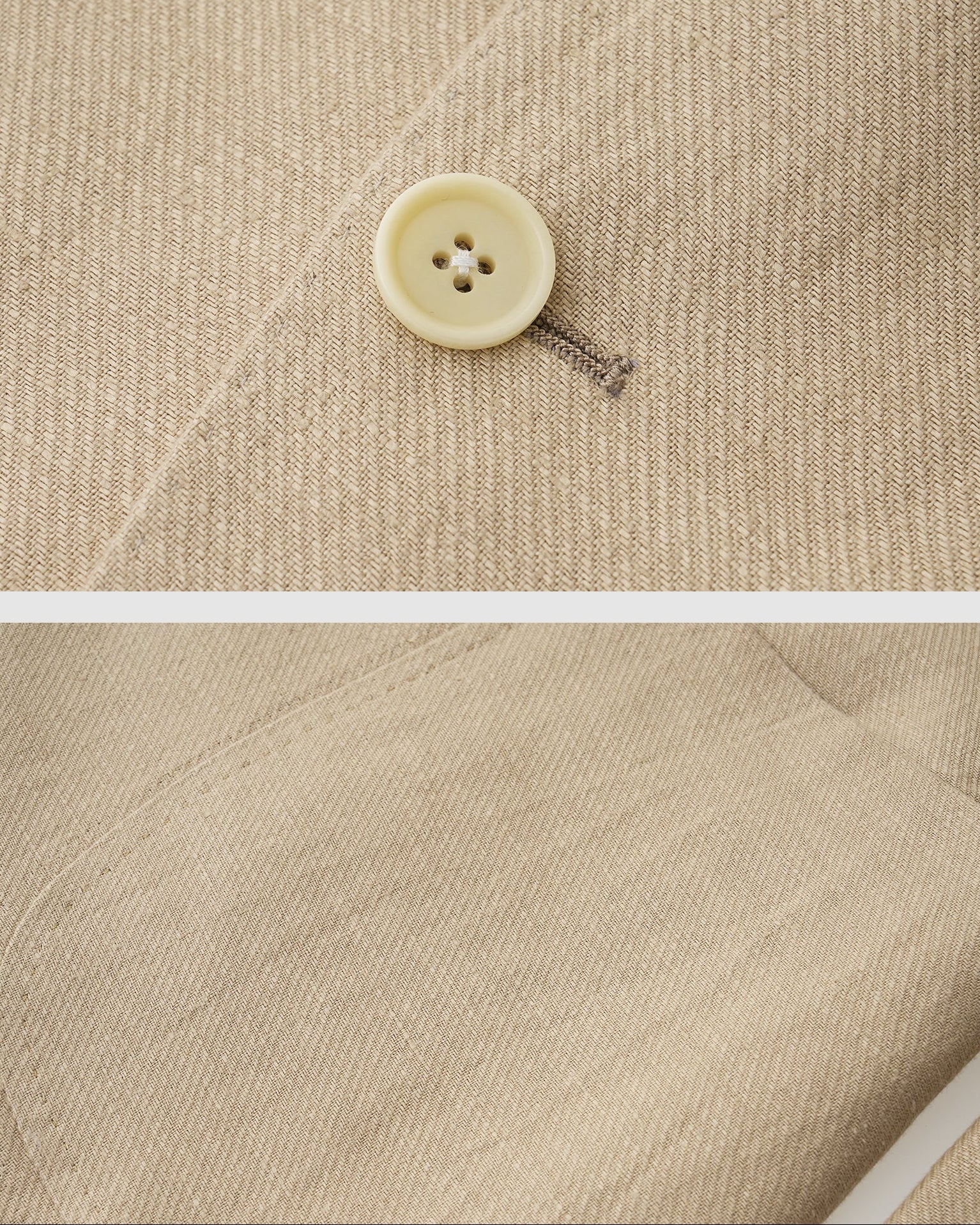 Platinum Linen Suit Set
