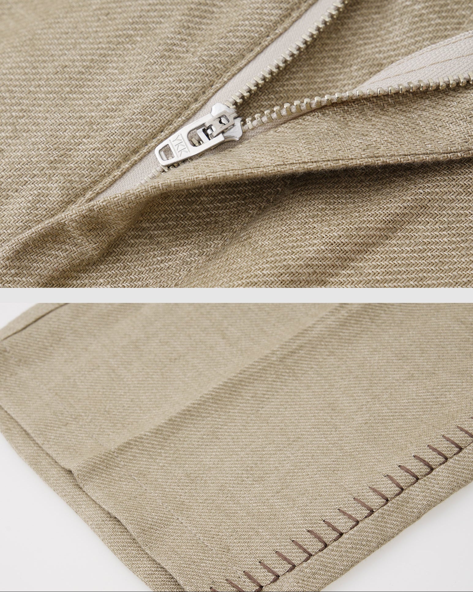 Textured Linen Pants