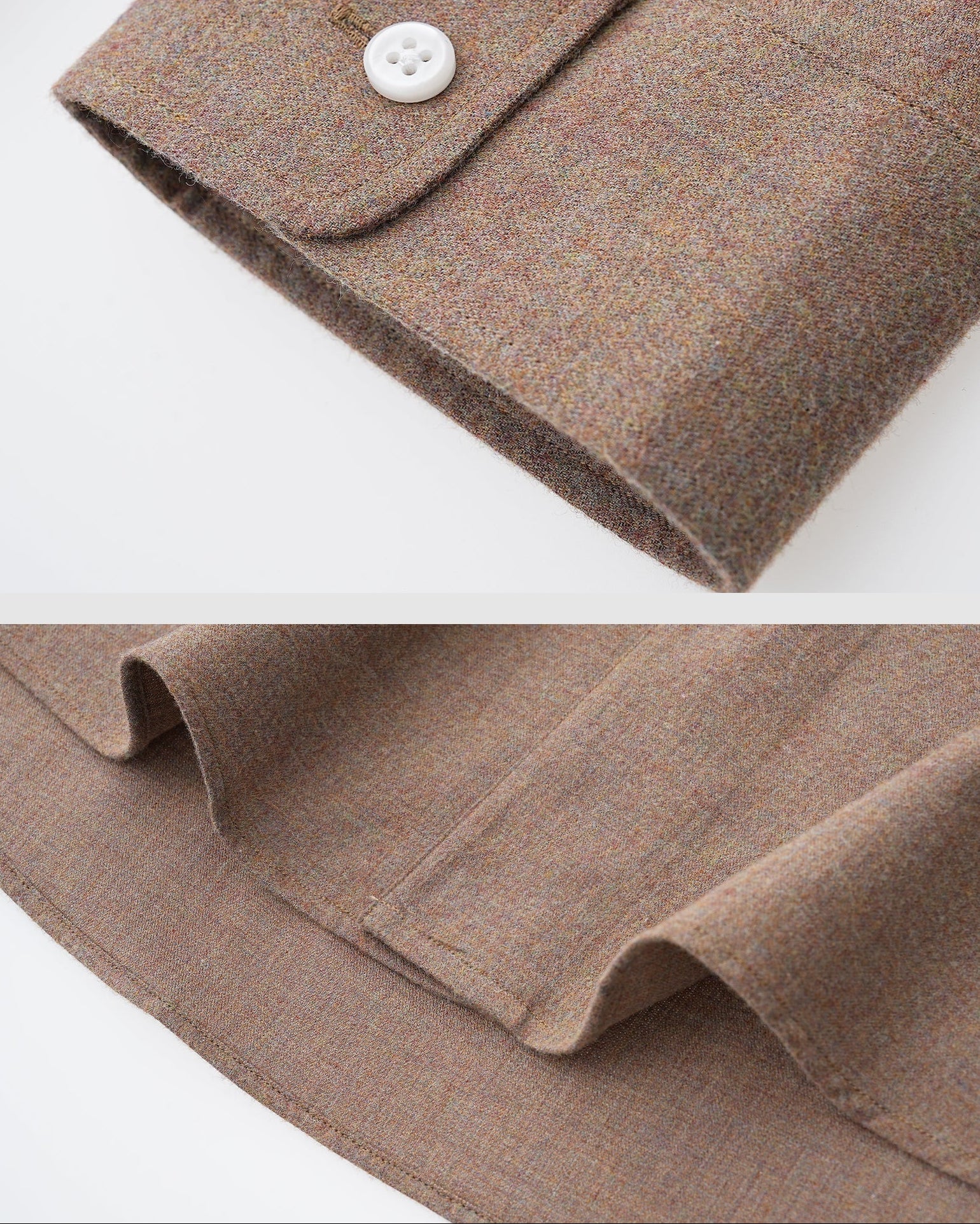 Cotton Blend Textured Shirt