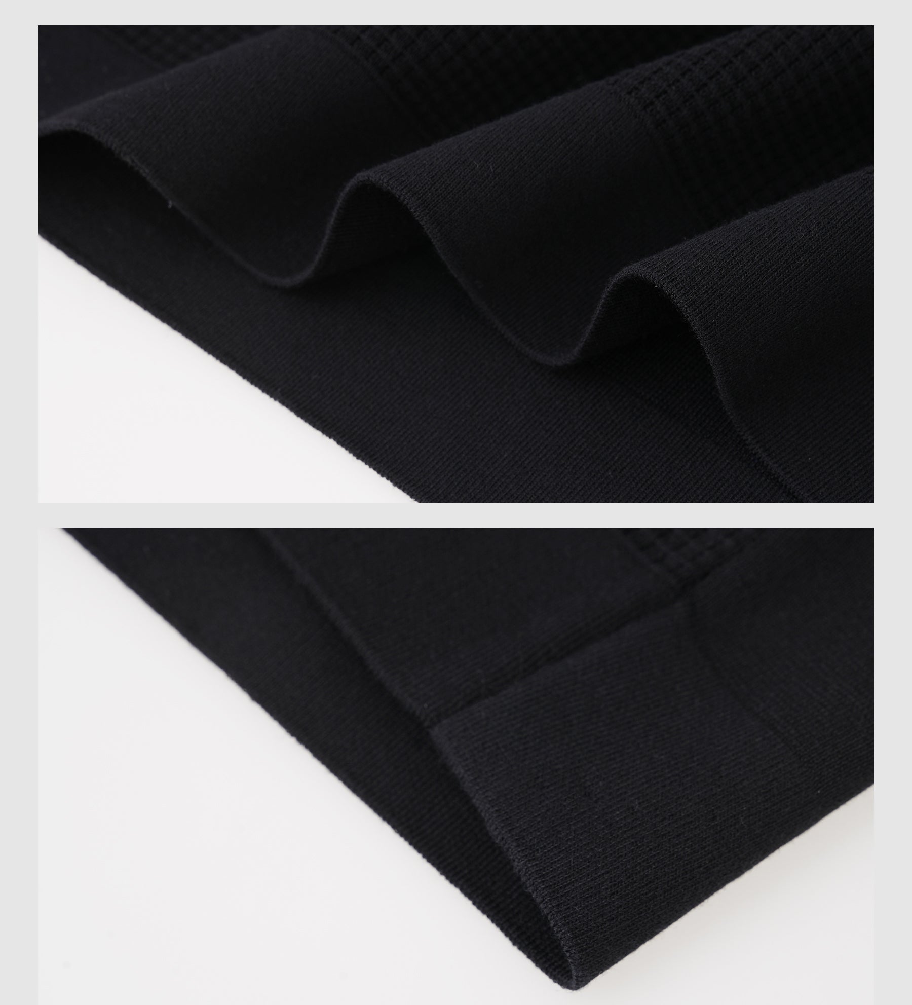 Waffle Jacquard Cotton Polo Shirt