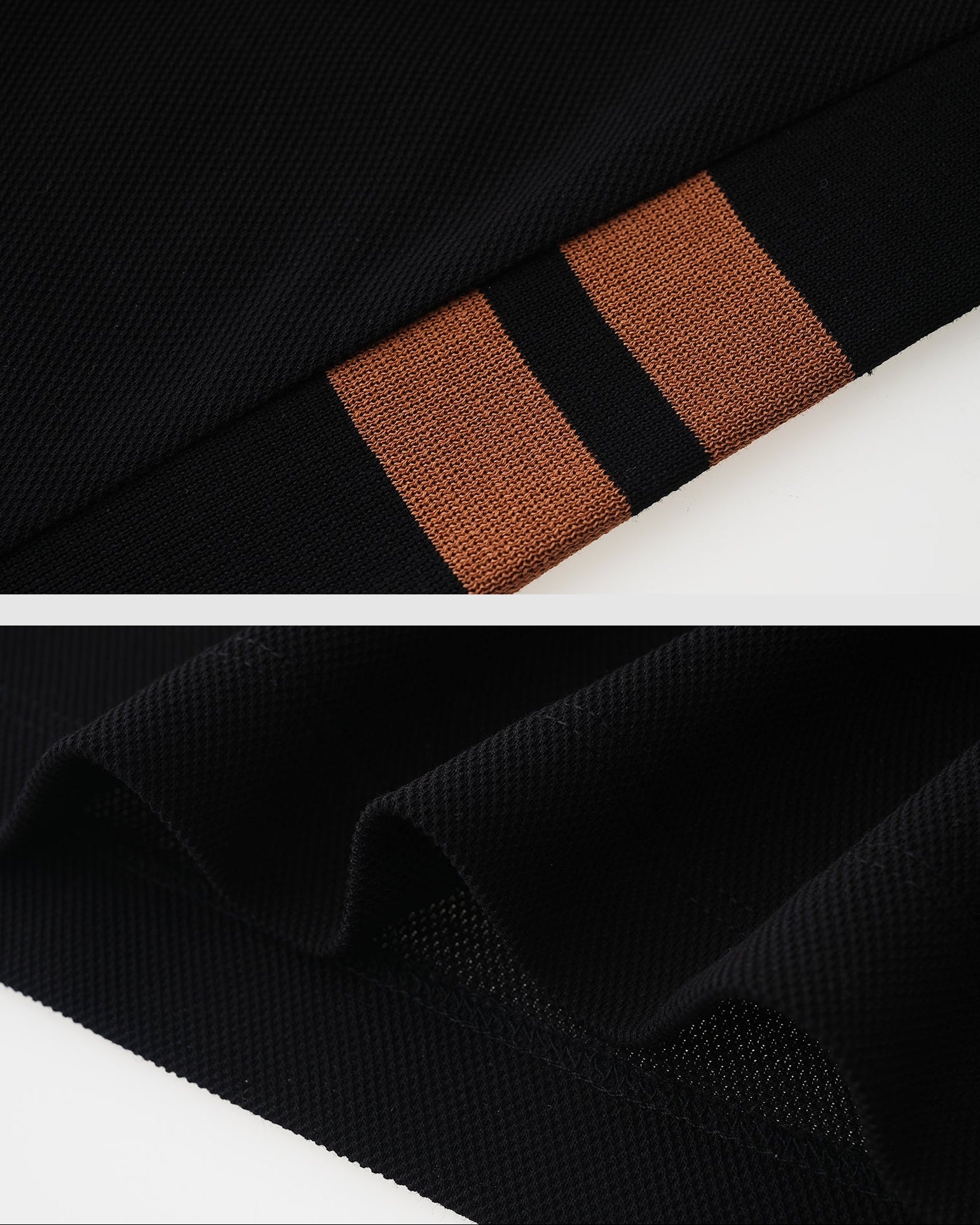 Dense Knit Wool Cotton Polo