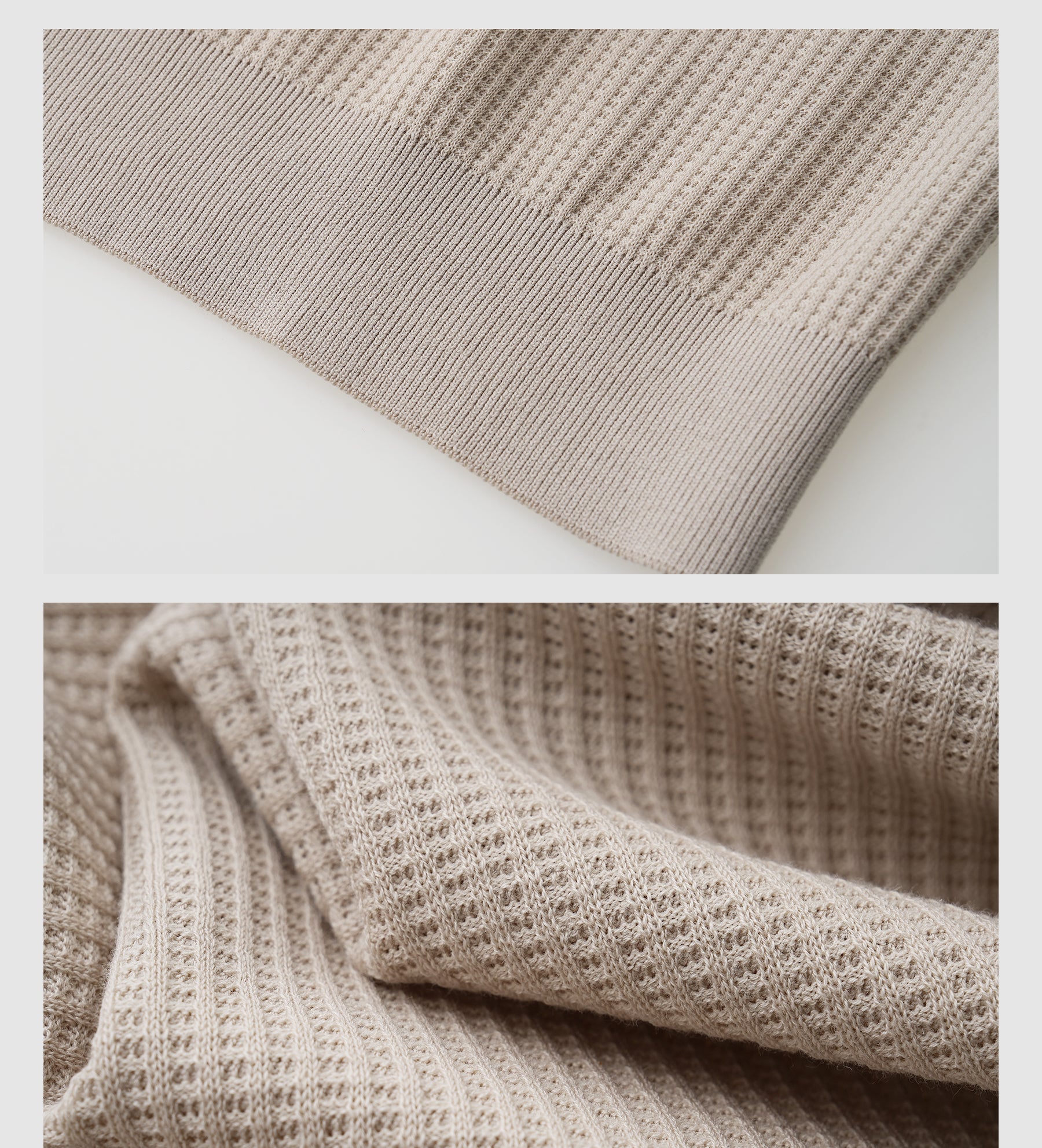 Waffle Silk Linen T-shirts