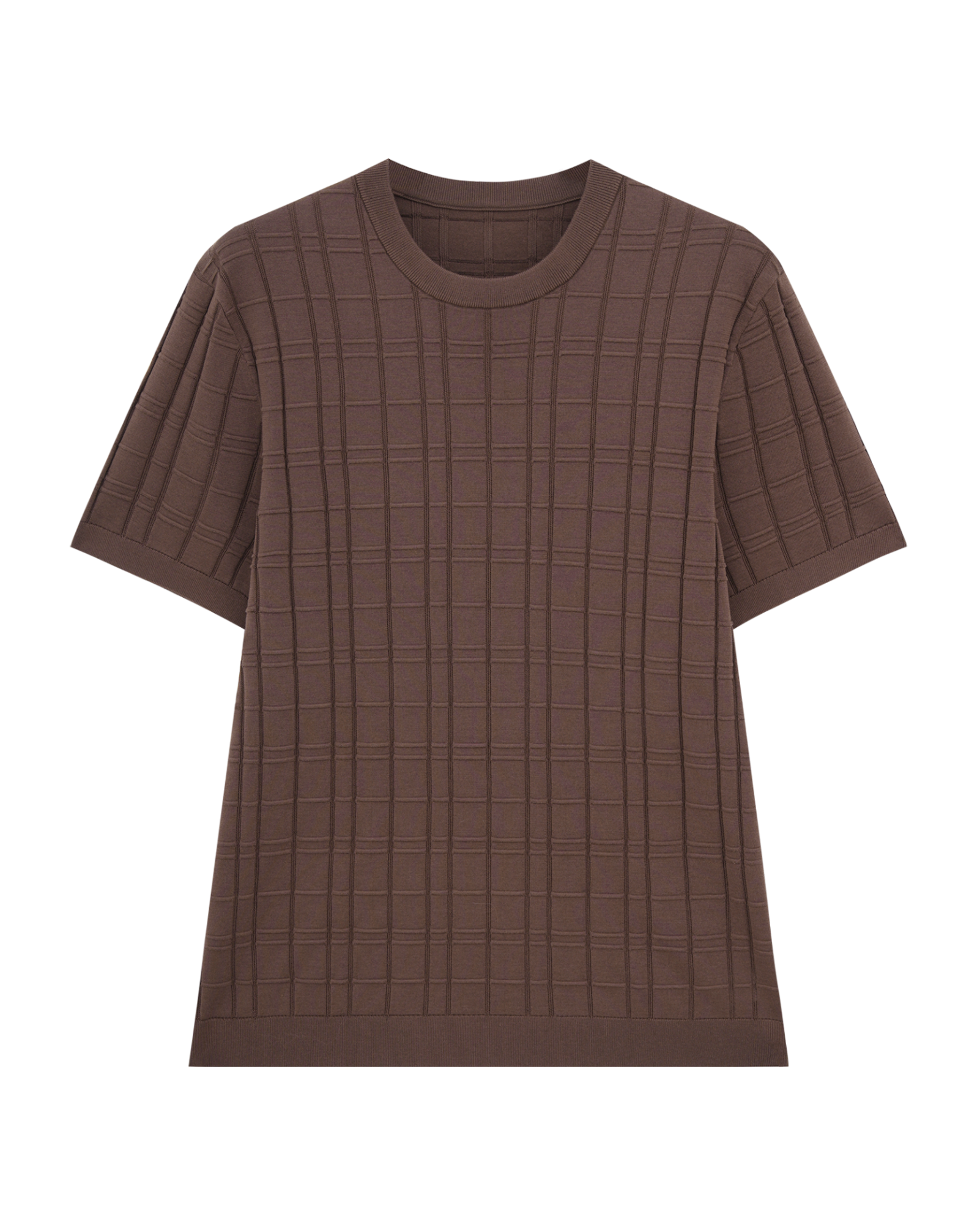 Jacquard Cotton T-Shirt