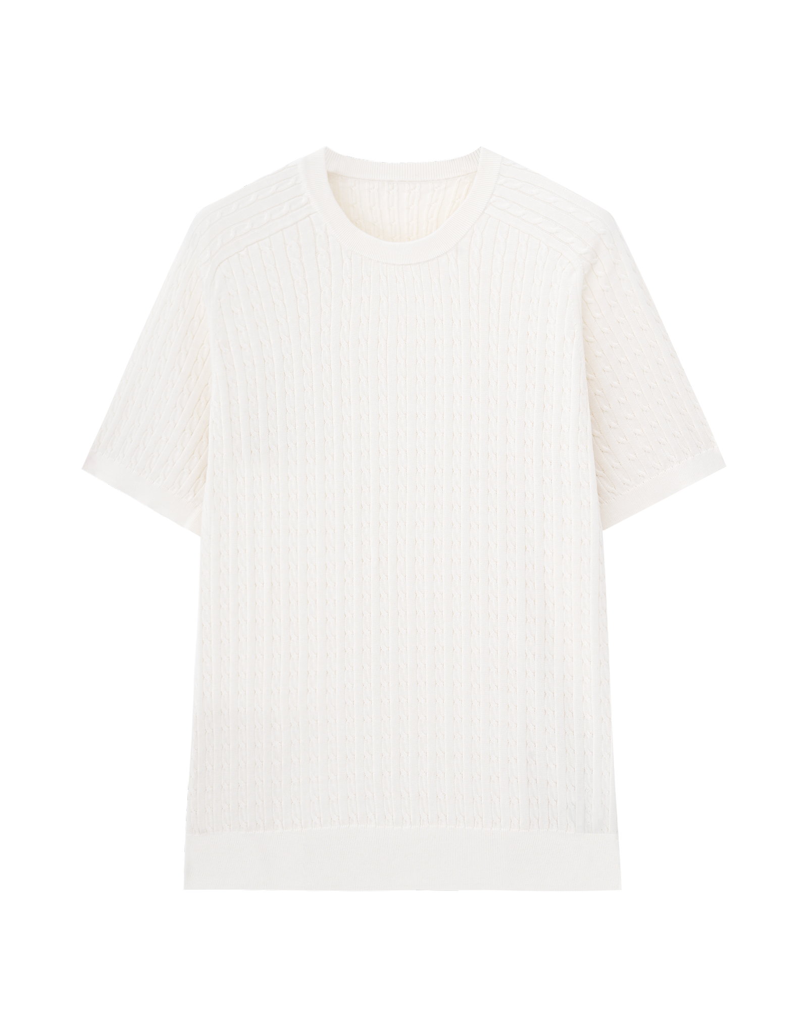 Cotton Knit T-Shirt