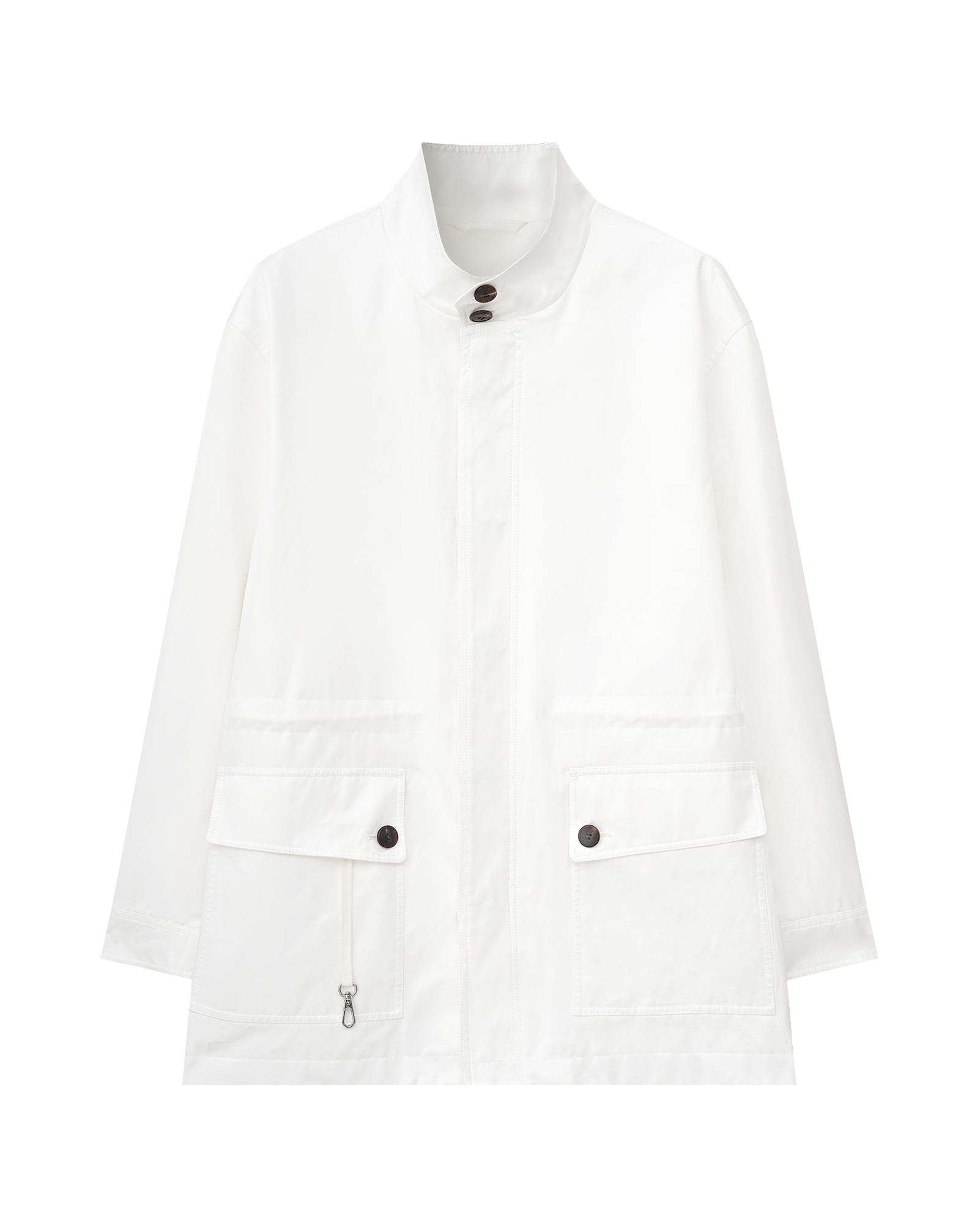 Relaxed Cotton Trench Coat