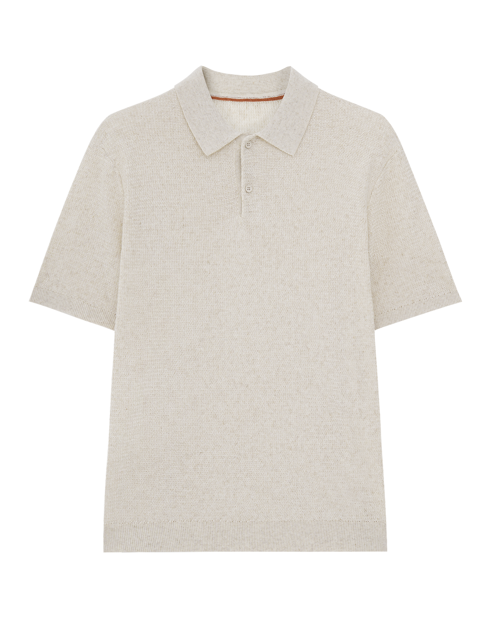 Linen Blend Polo Shirt