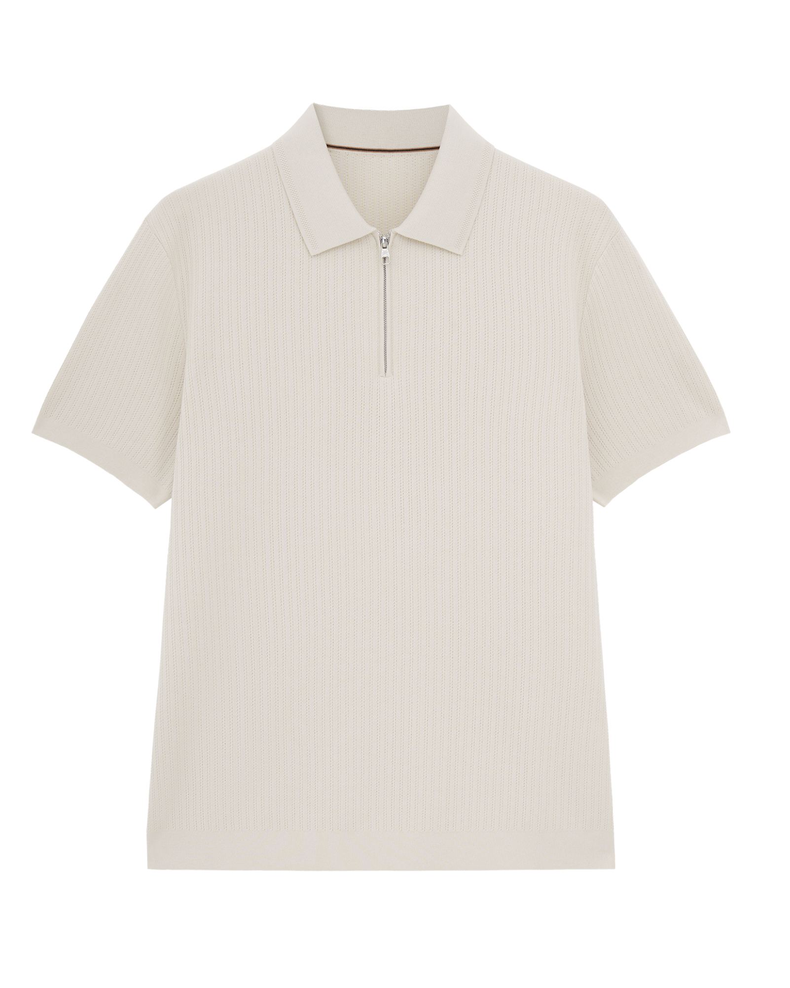 Half-Zip Cotton Polo