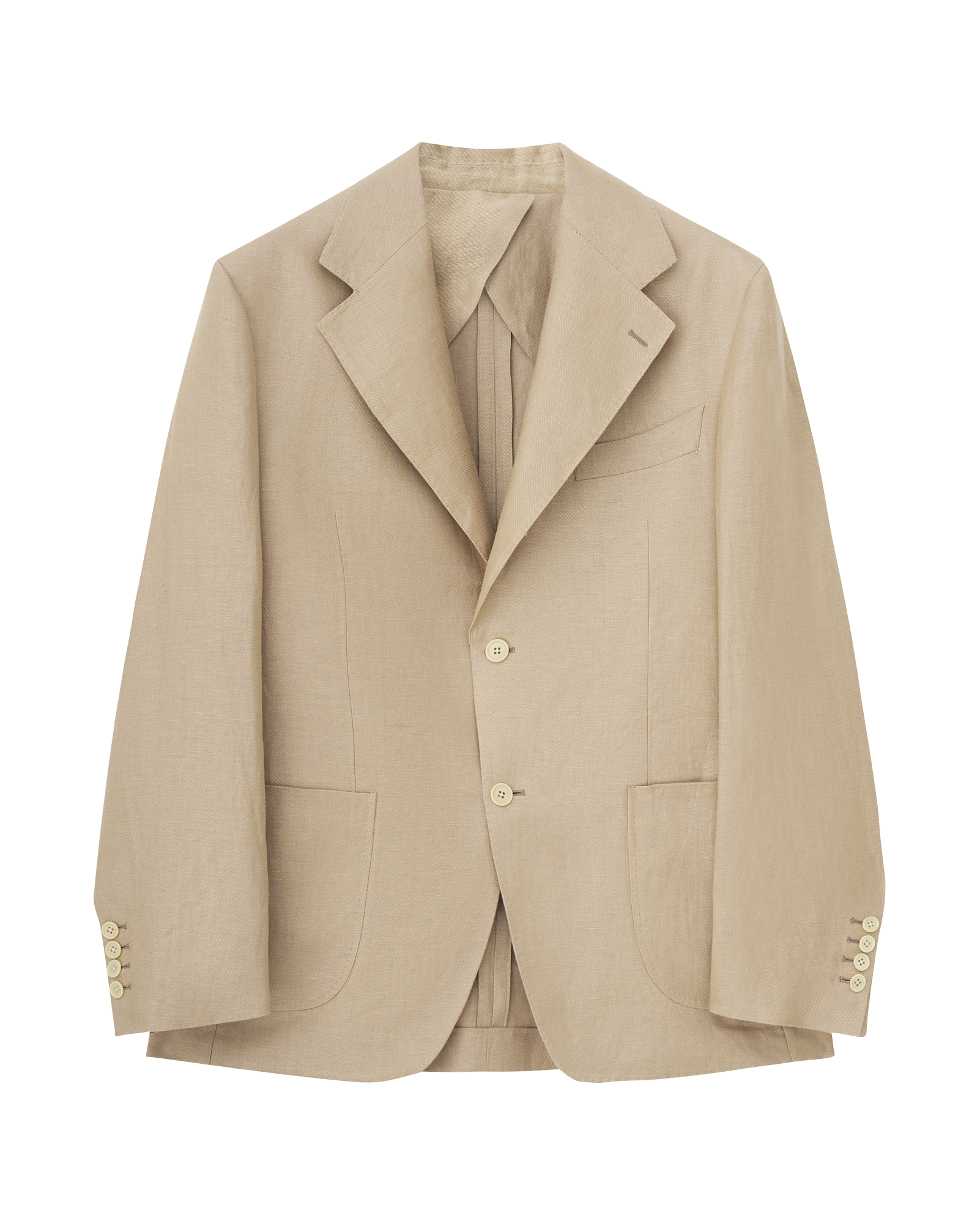 Platinum Linen Suit Set