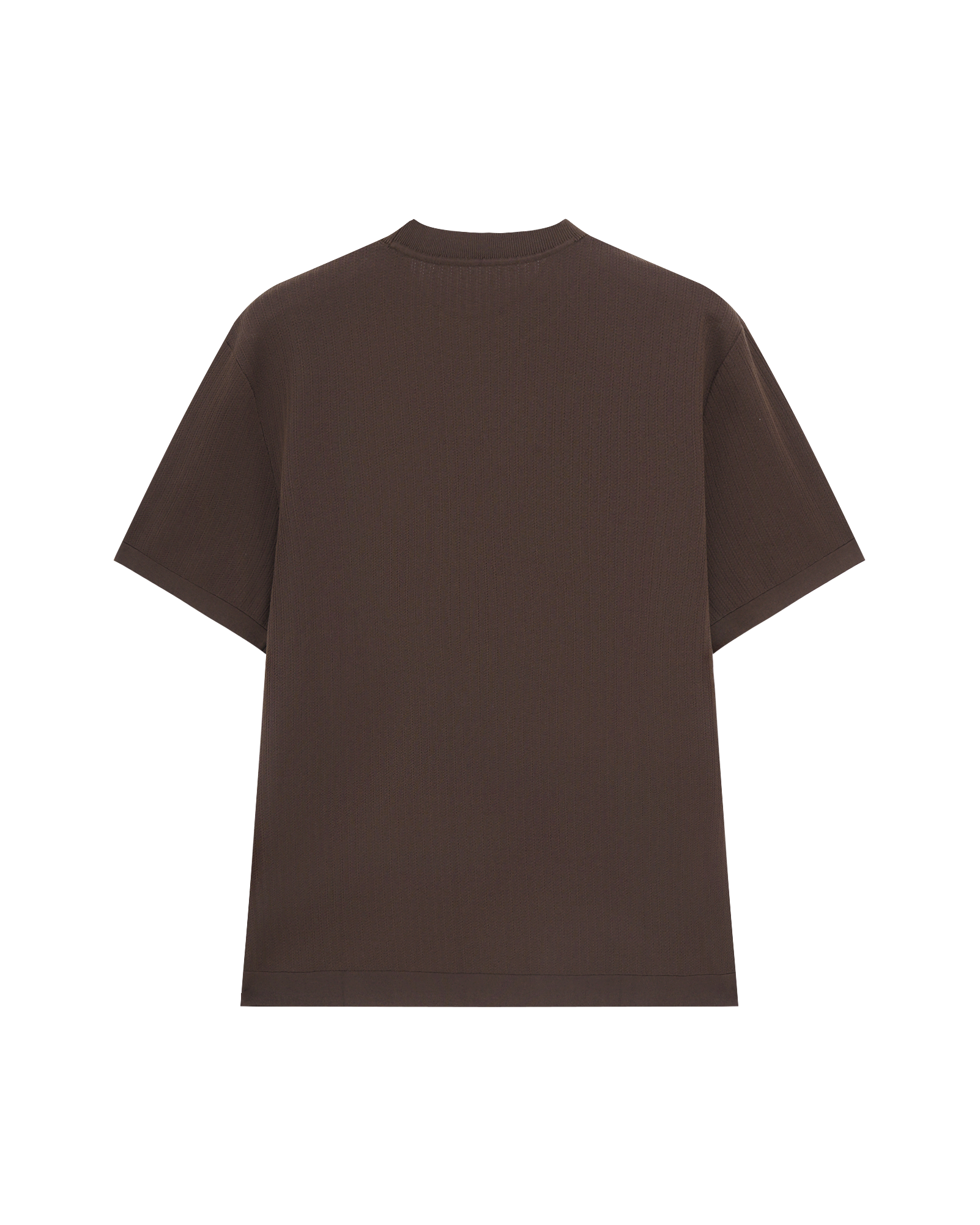Textured Silk Cotton T-Shirt