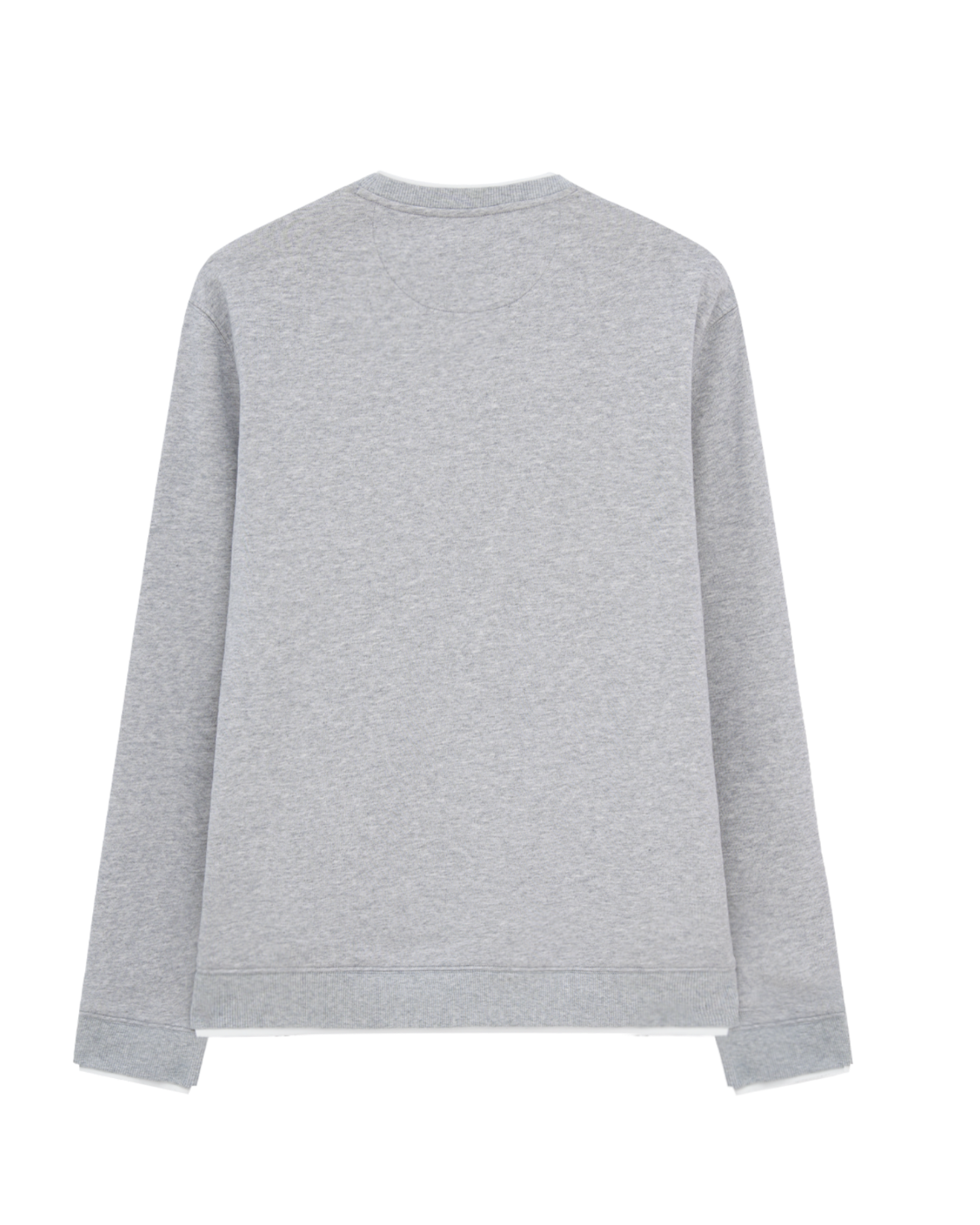 Cotton Double-Layer Crewneck Sweatshirt