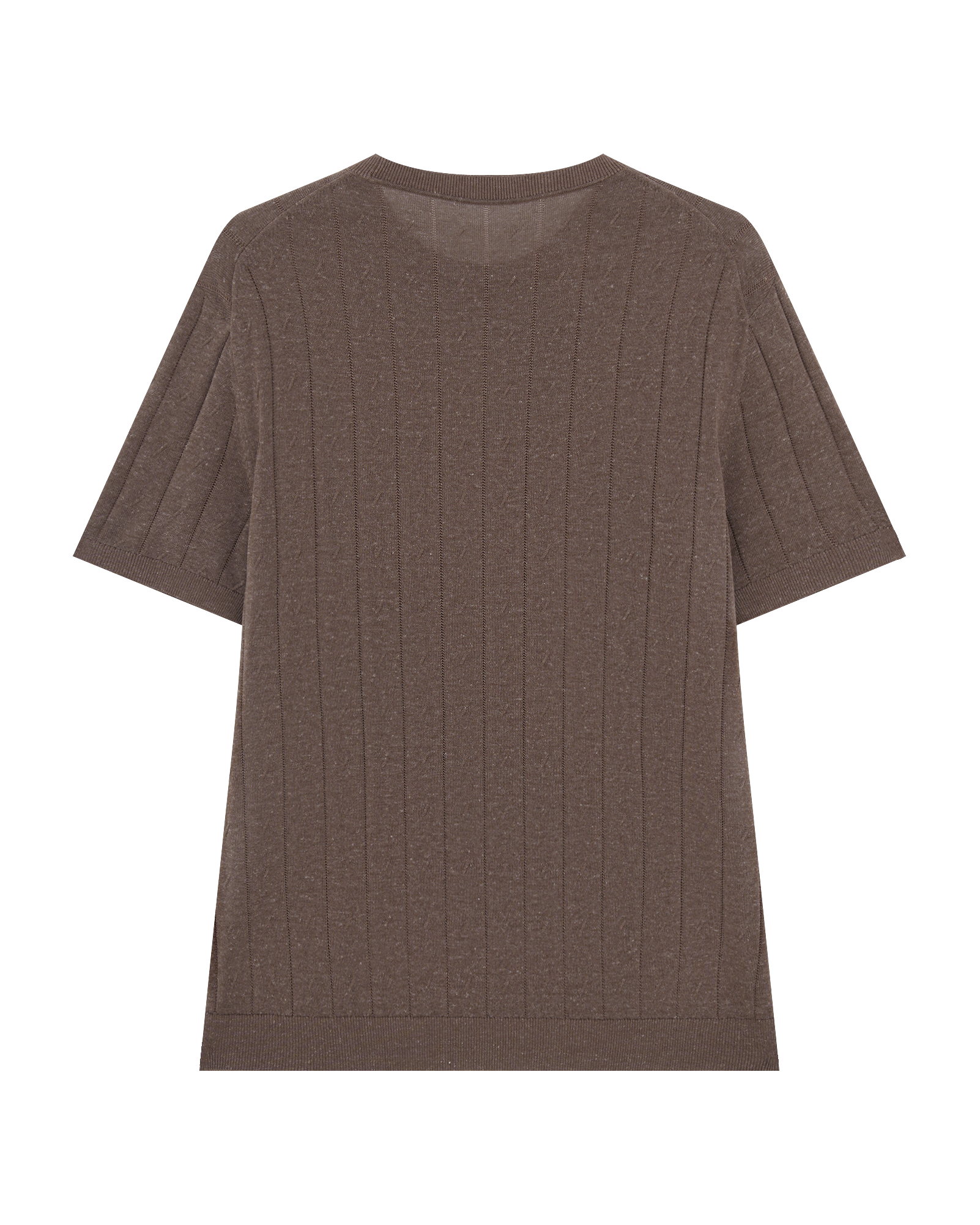 Cable Knit Linen T-Shirt