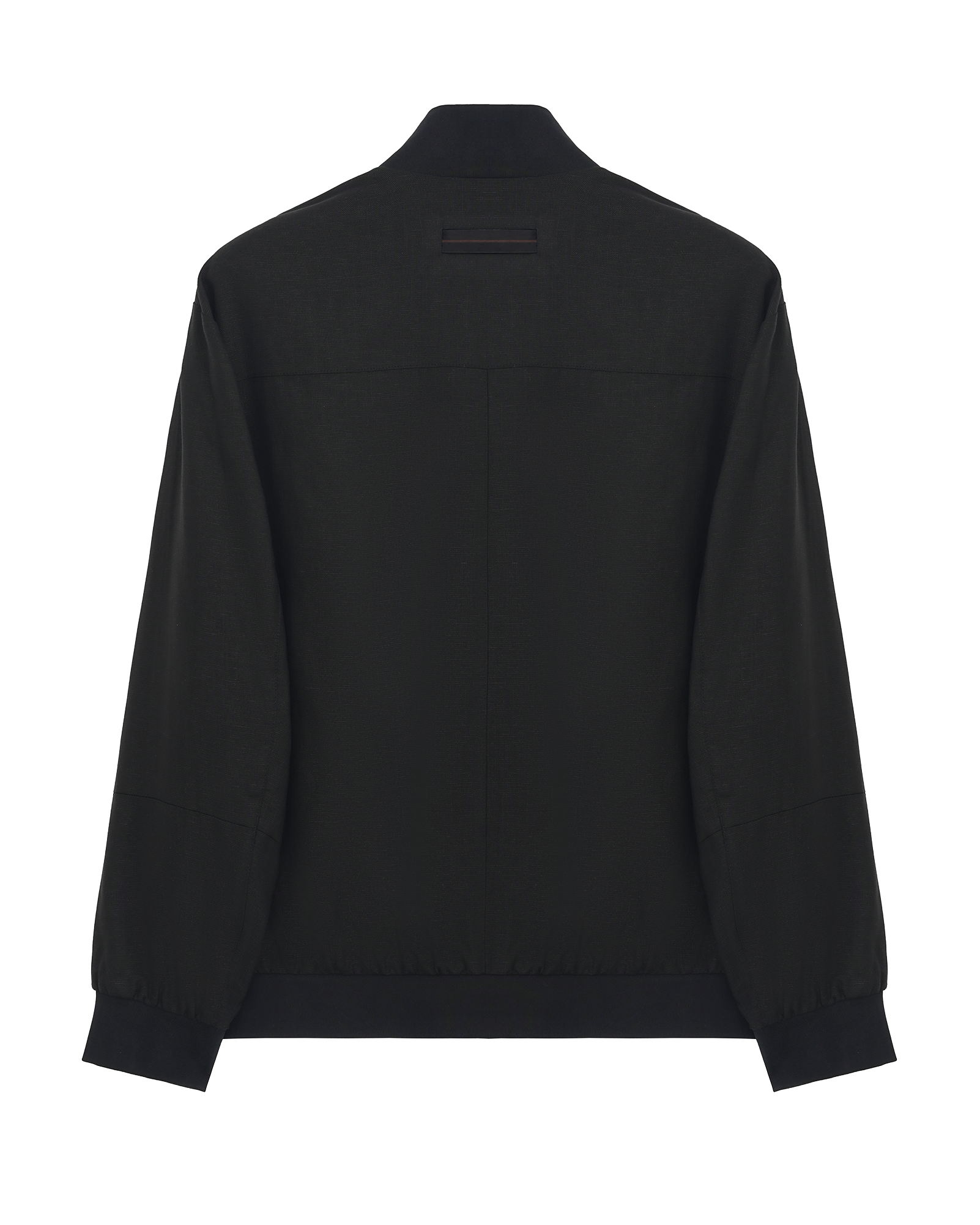 Stand Collar Linen Jacket