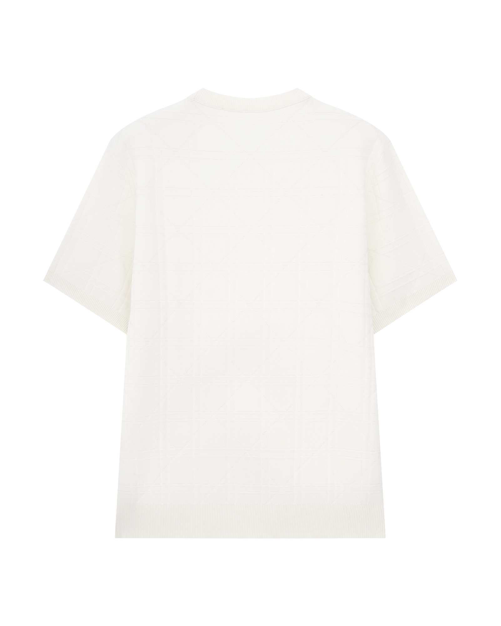 Jacquard Silk Cotton T-Shirt