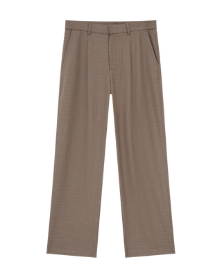 Textured Wool Dress Trouser