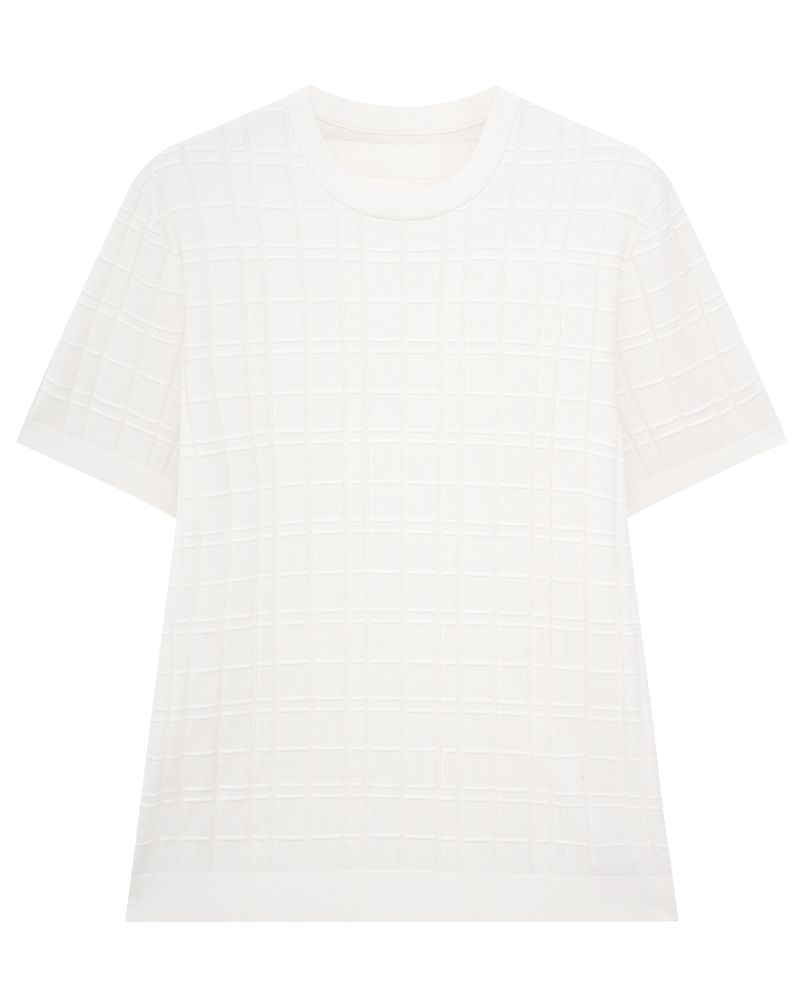 Jacquard Cotton T-Shirt