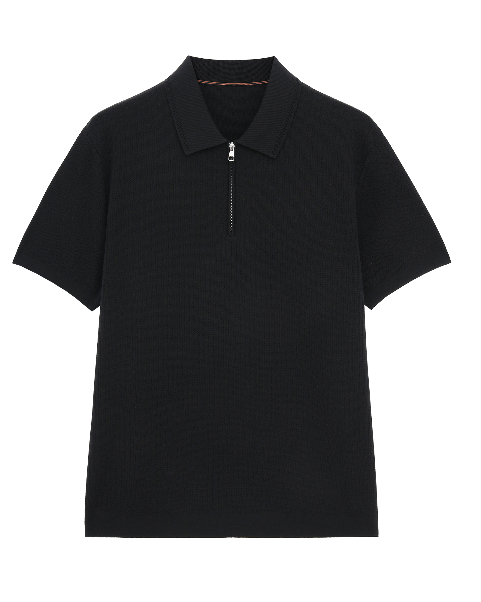 Half-Zip Cotton Polo