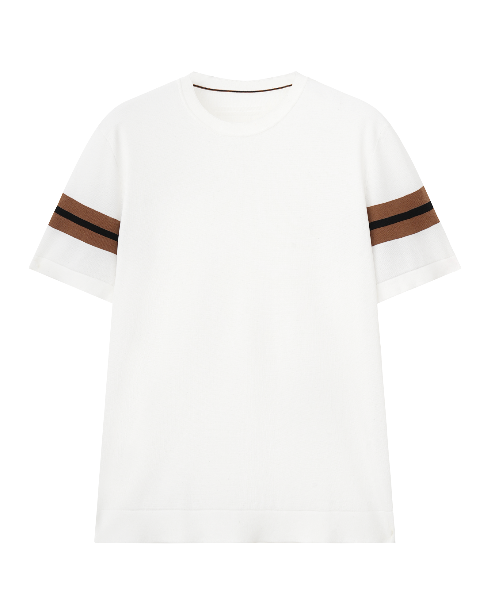 Striped Silk Cotton T-Shirt