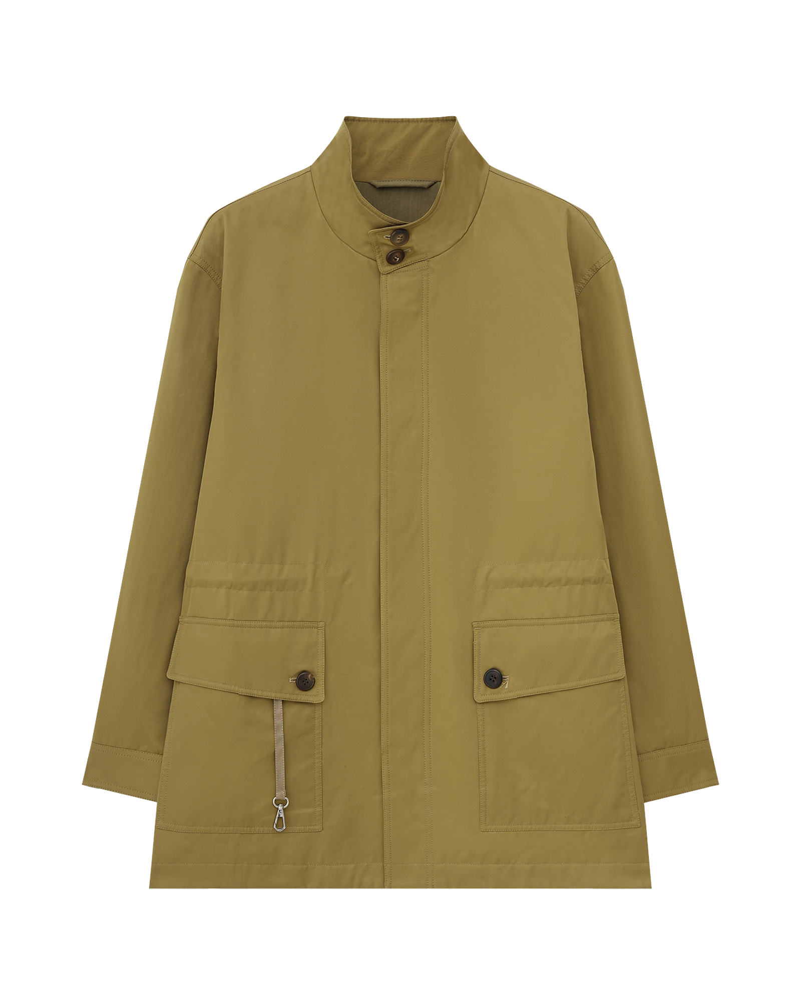 Relaxed Cotton Trench Coat