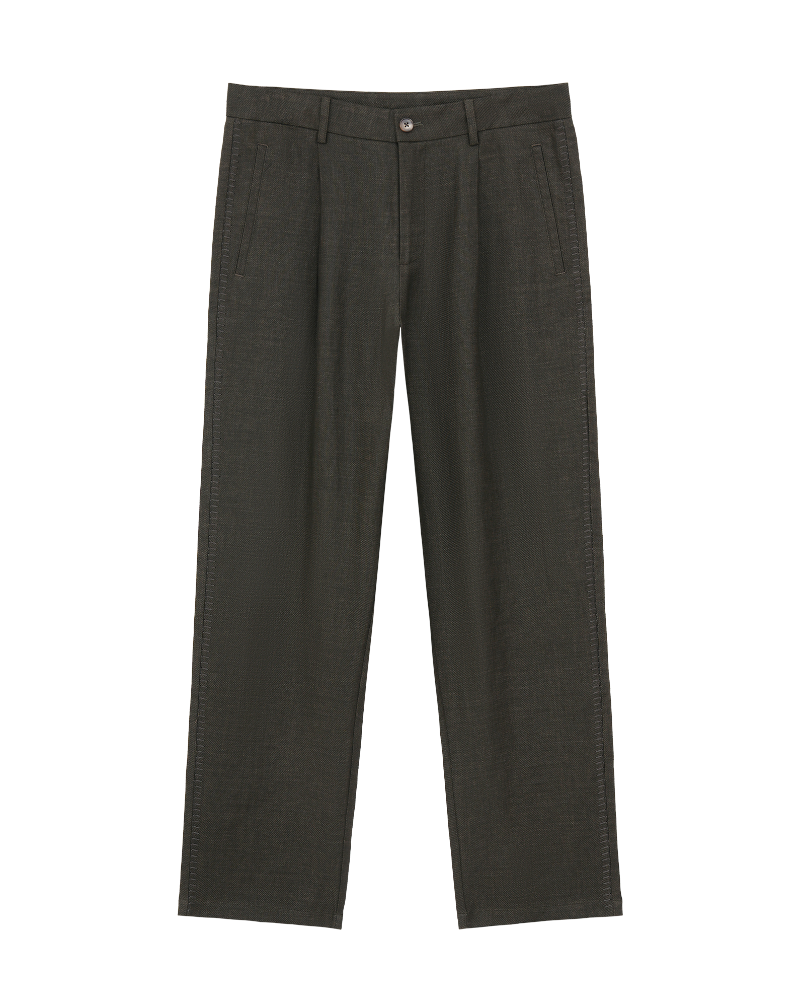 Textured Linen Pants