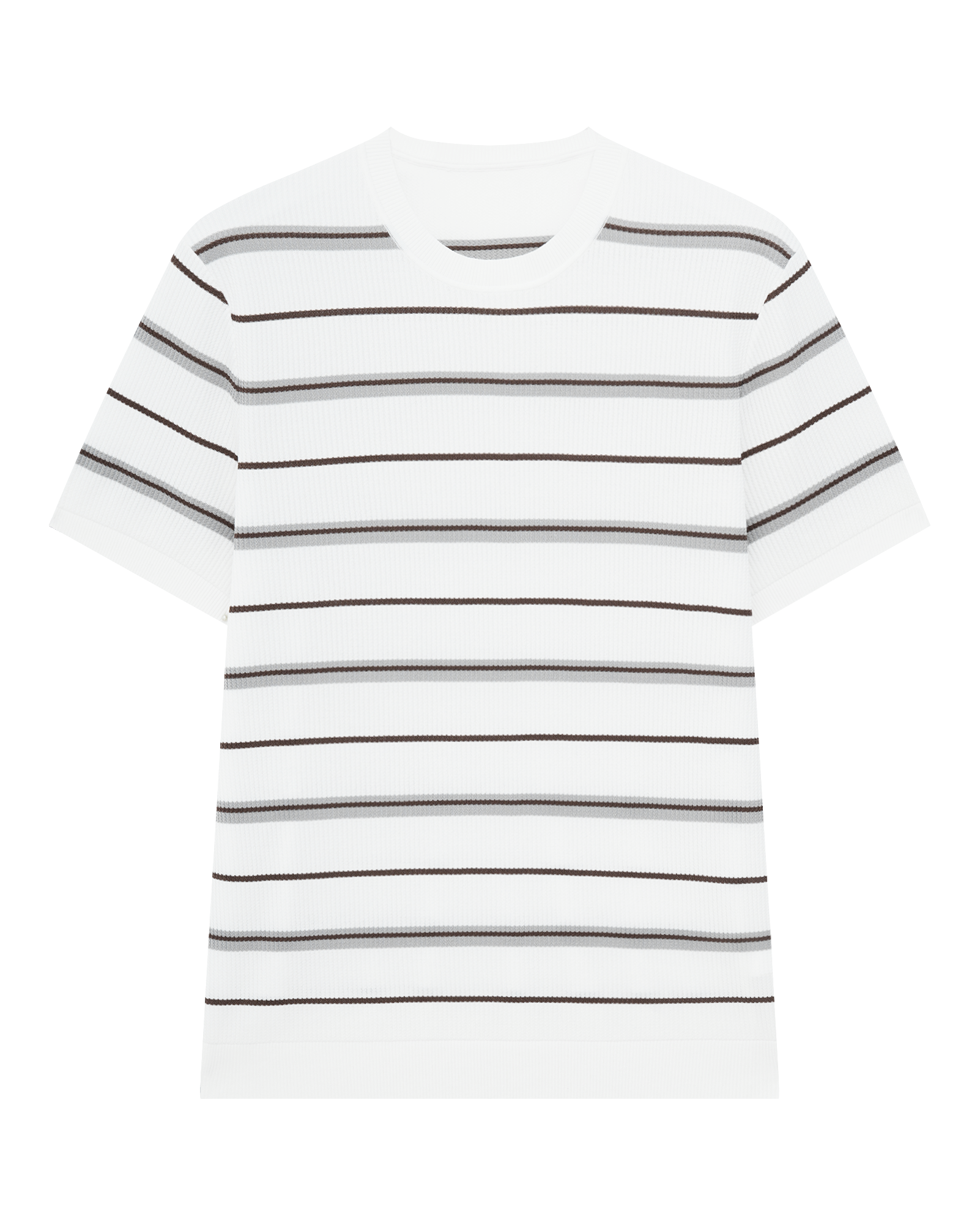 Silk Cotton Knit T-Shirt