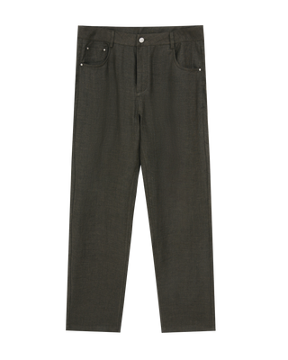 Denim Style Breathable Linen Pant