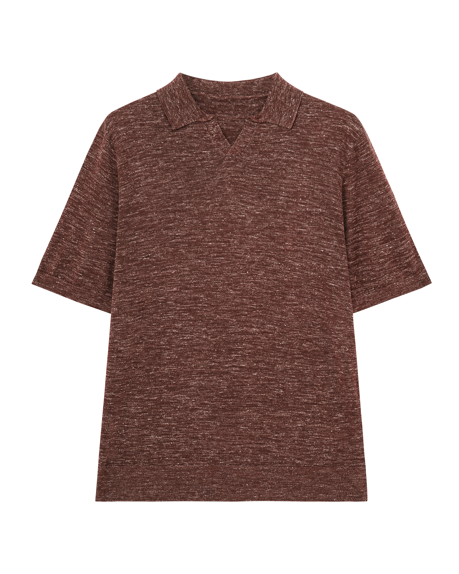 Short Sleeve Linen Polo