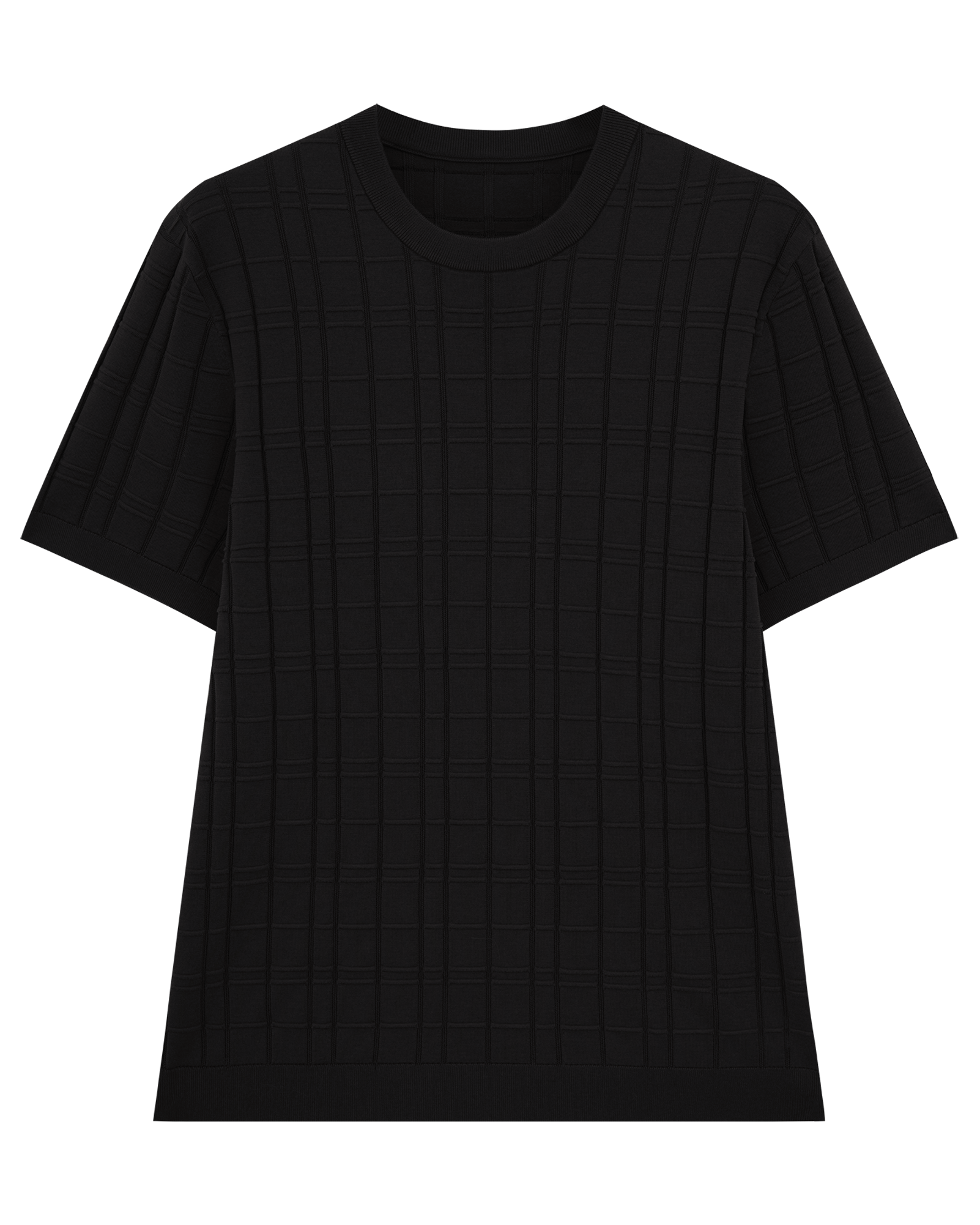 Jacquard Cotton T-Shirt
