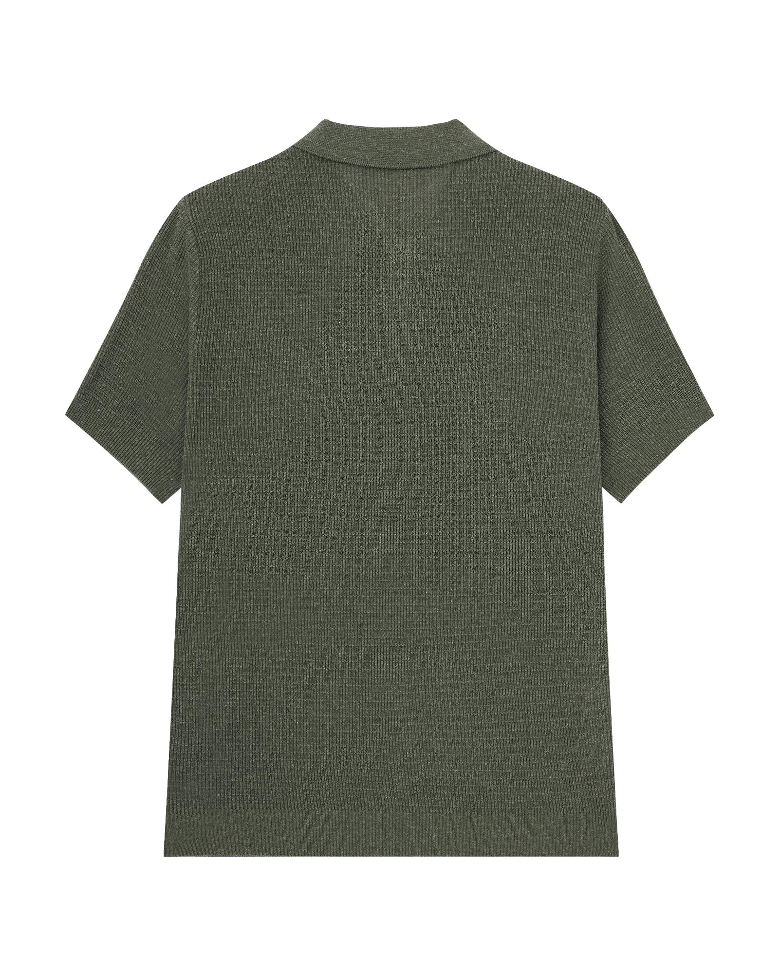 Half-Zip Linen Polo