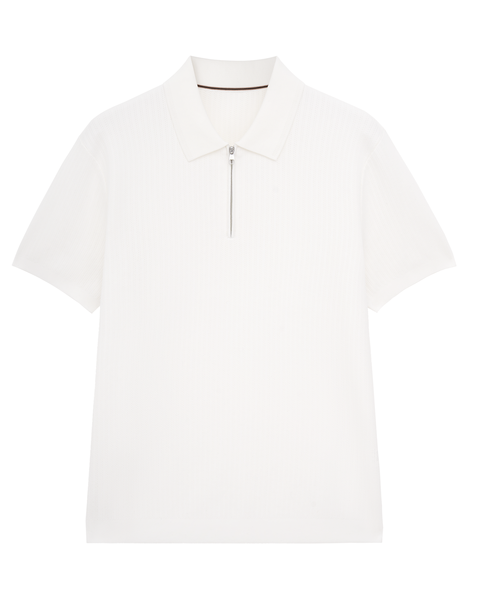 Half-Zip Cotton Polo