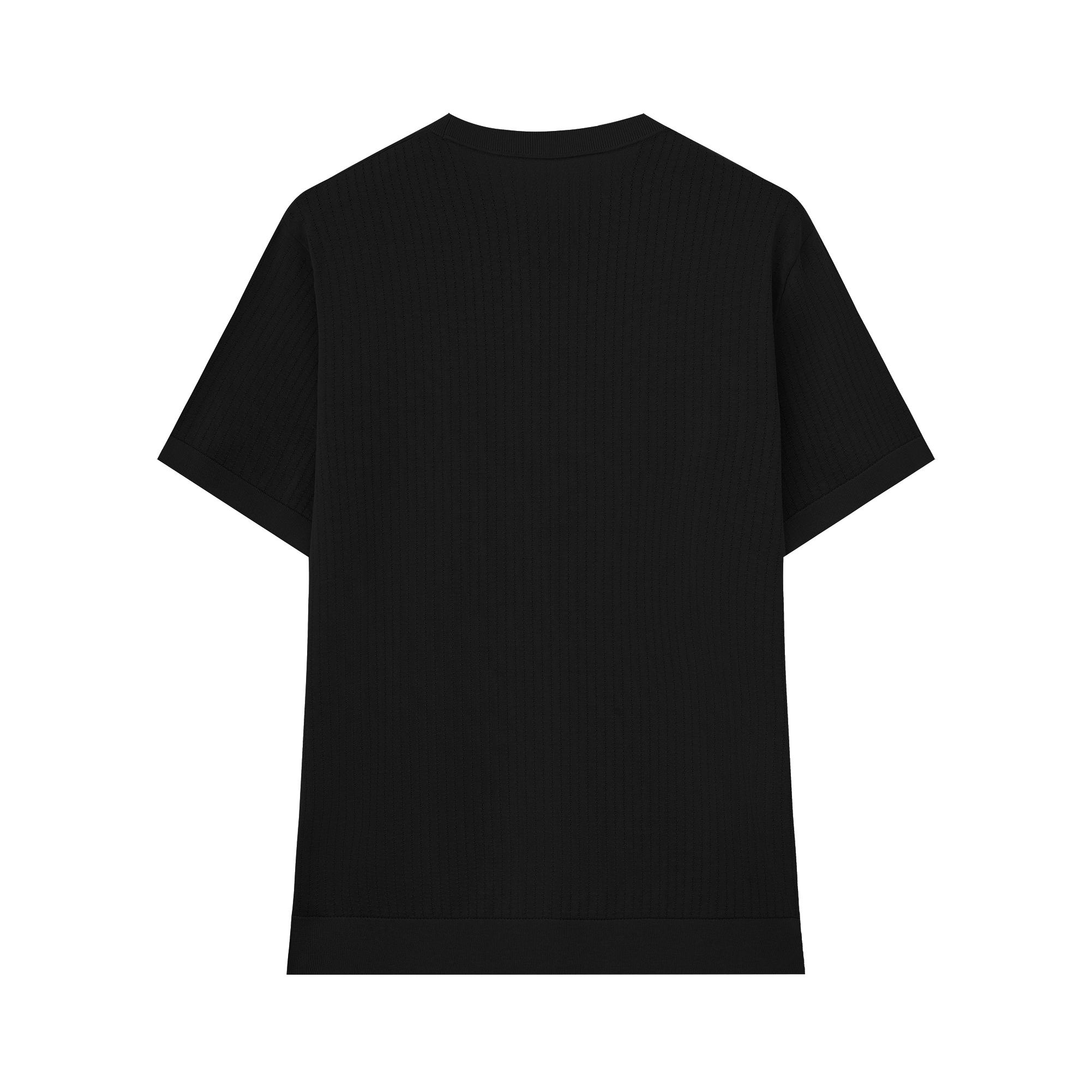 Breathable Cotton Knit T-shirt
