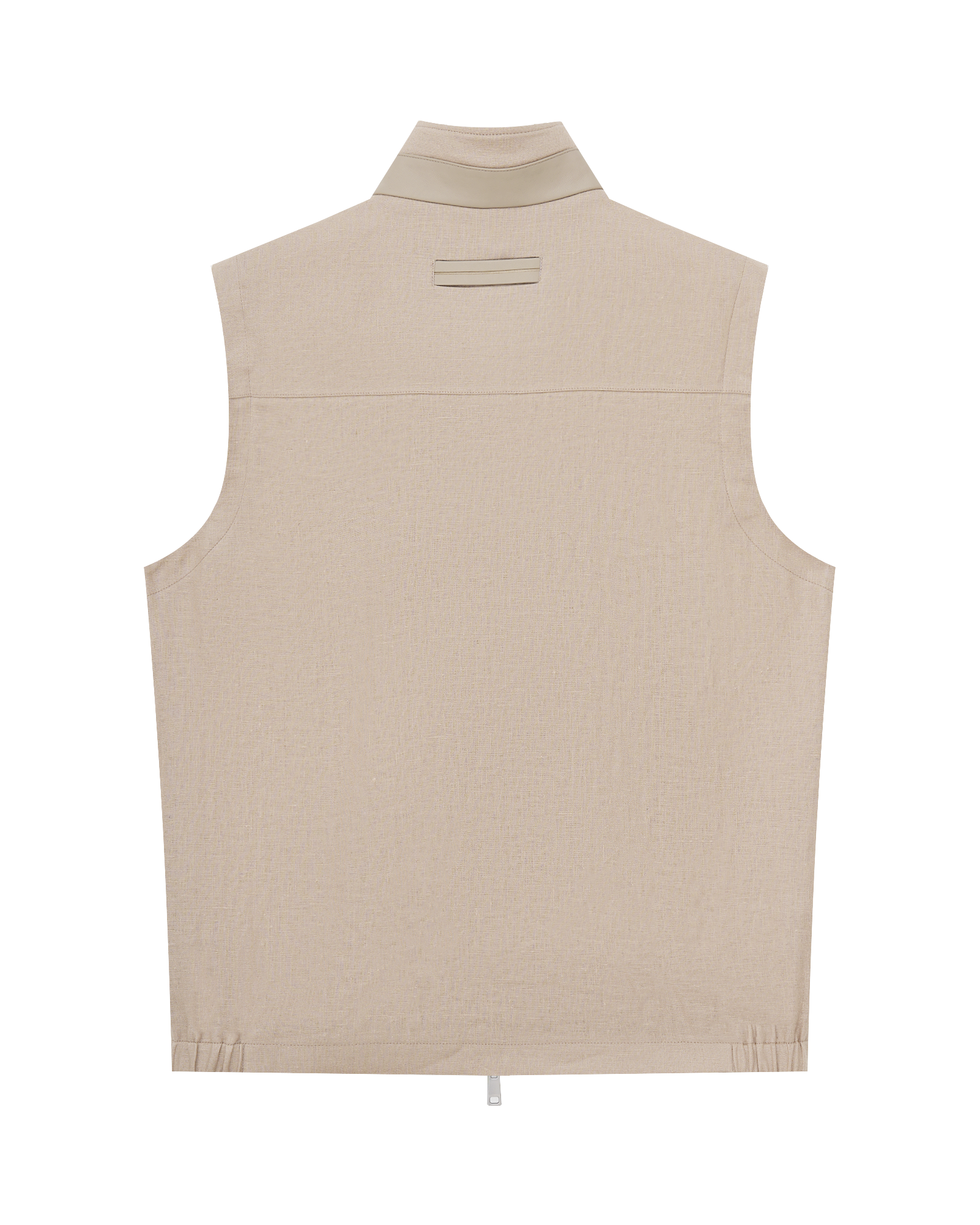 Linen Leather Vest