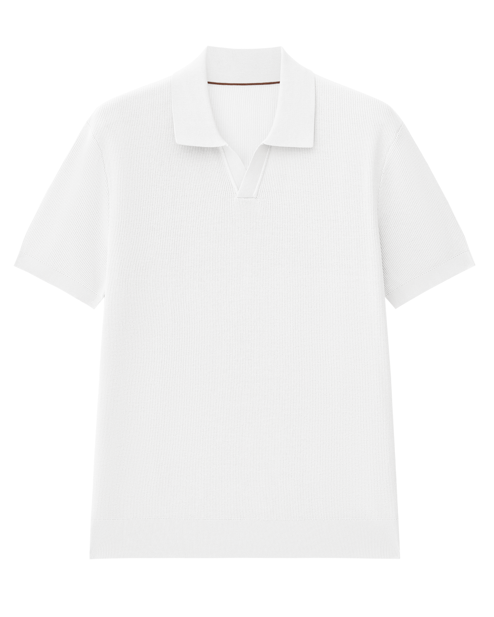 Breathable Silk Knit Polo