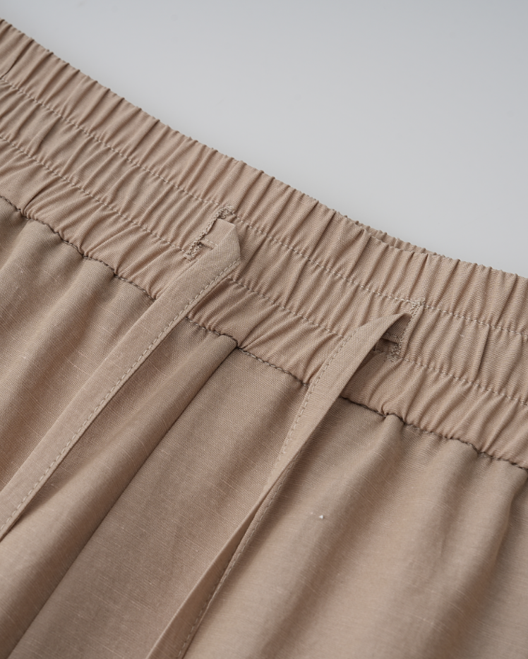Tencel-Linen Casual Pants