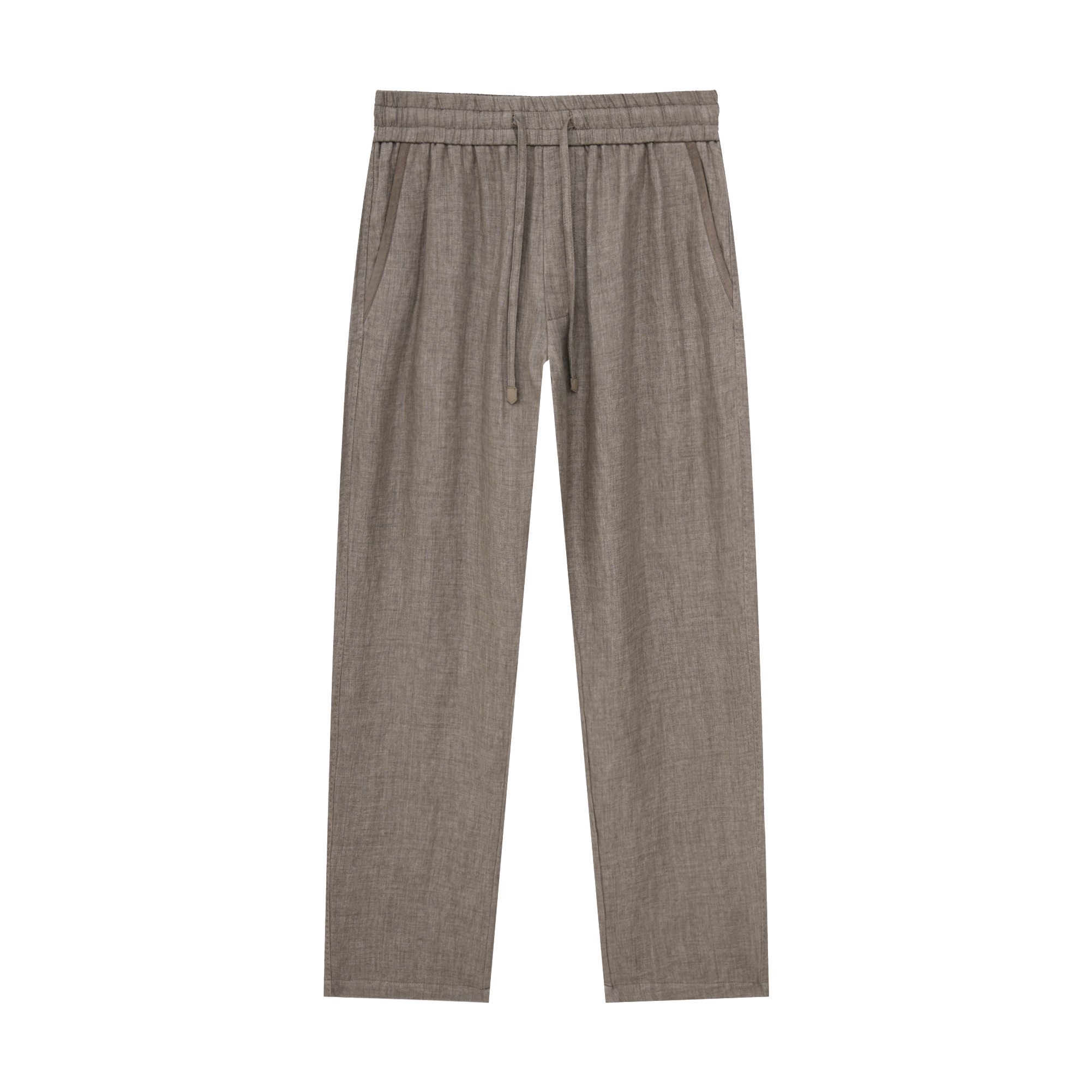 Linen Elastic Casual Pants